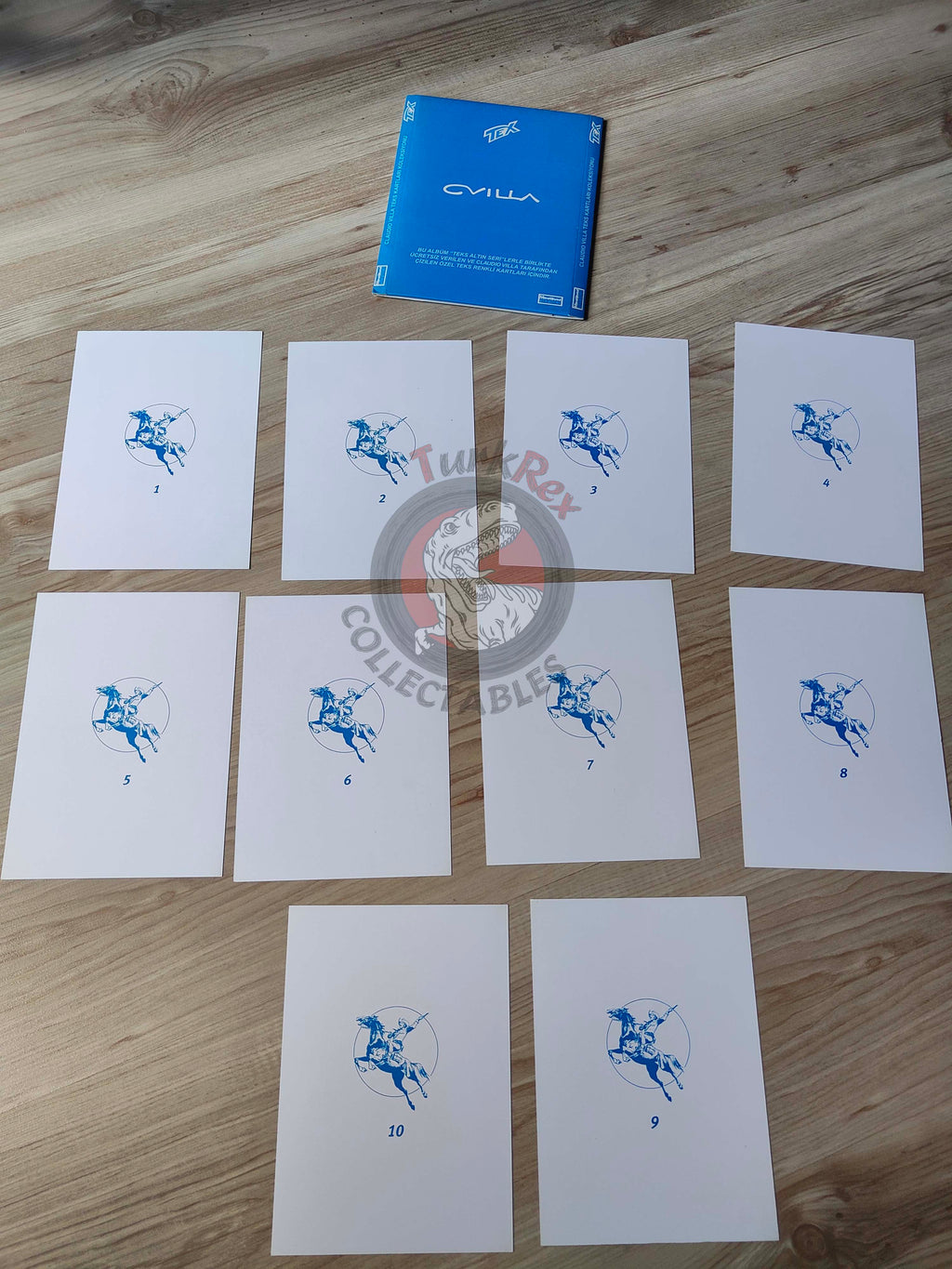 Tex – Claudio Villa Collector Postcard Set Turkish Comic Turkey Bonelli Willer
