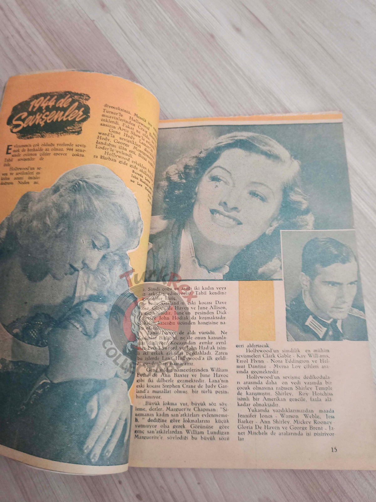 Yıldız 1945 Yearbook Edition Turkish Mag Turkey Hollywood Ginger Rogers Shirley Temple Hedy Lamarr