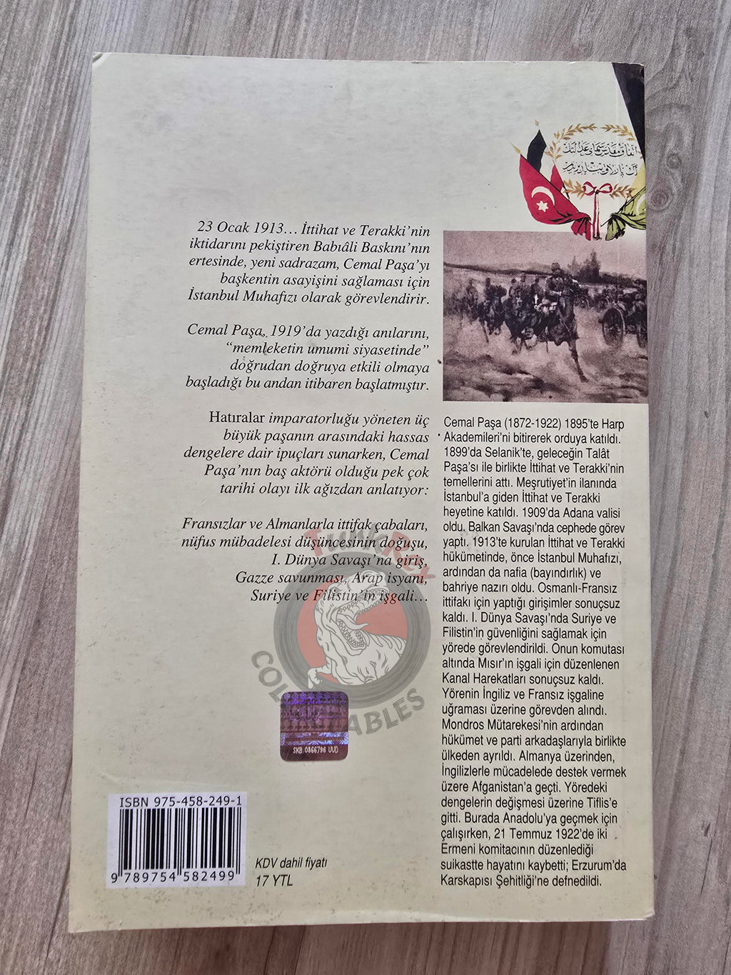 Memoirs of Djemal Pasha 2006 Turkish Book Turkey Cemal WW1 Ottoman Empire