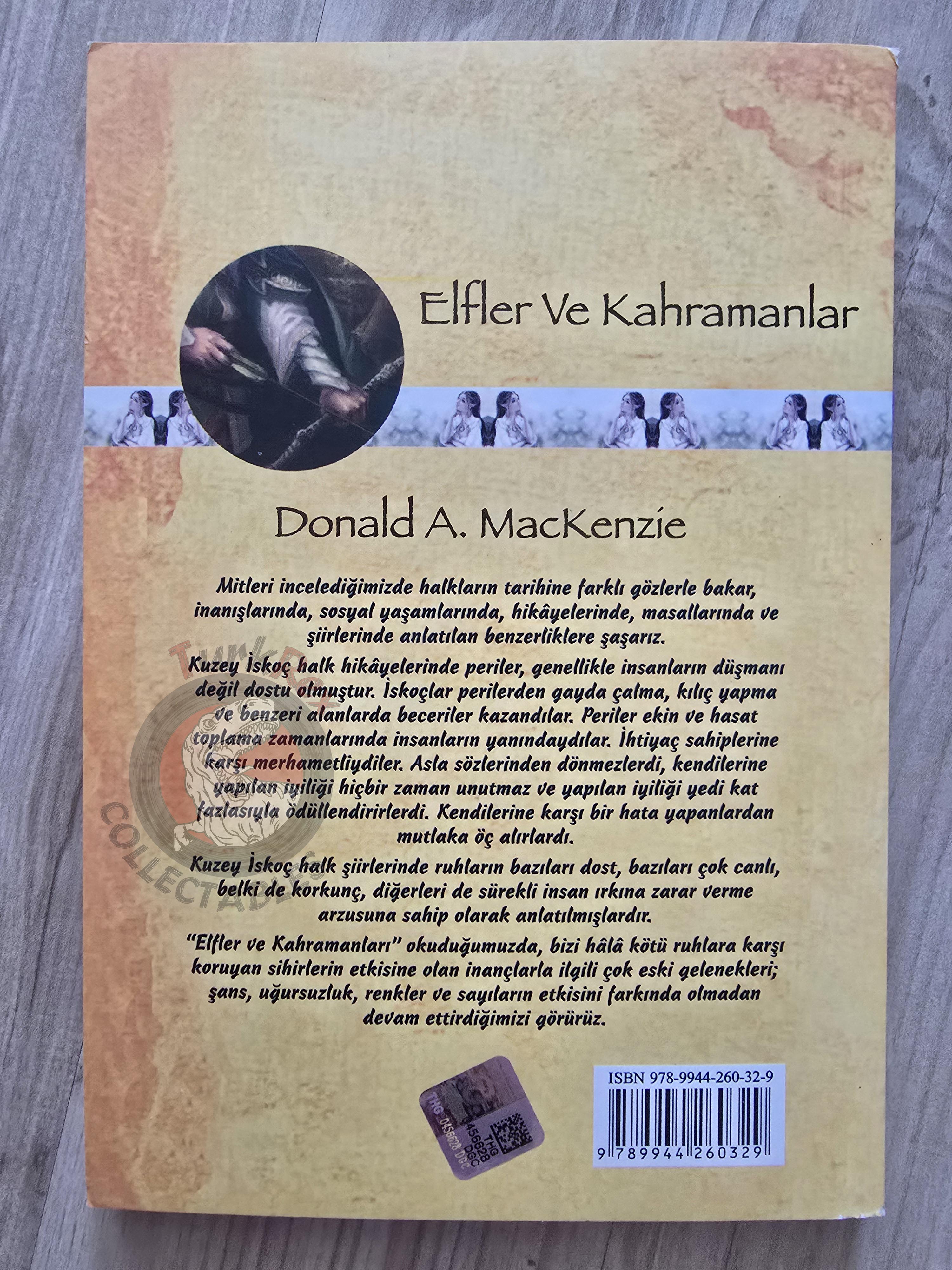 Donald A. Mackenzie – Elves and Heroes 2015 Turkish Book Turkey