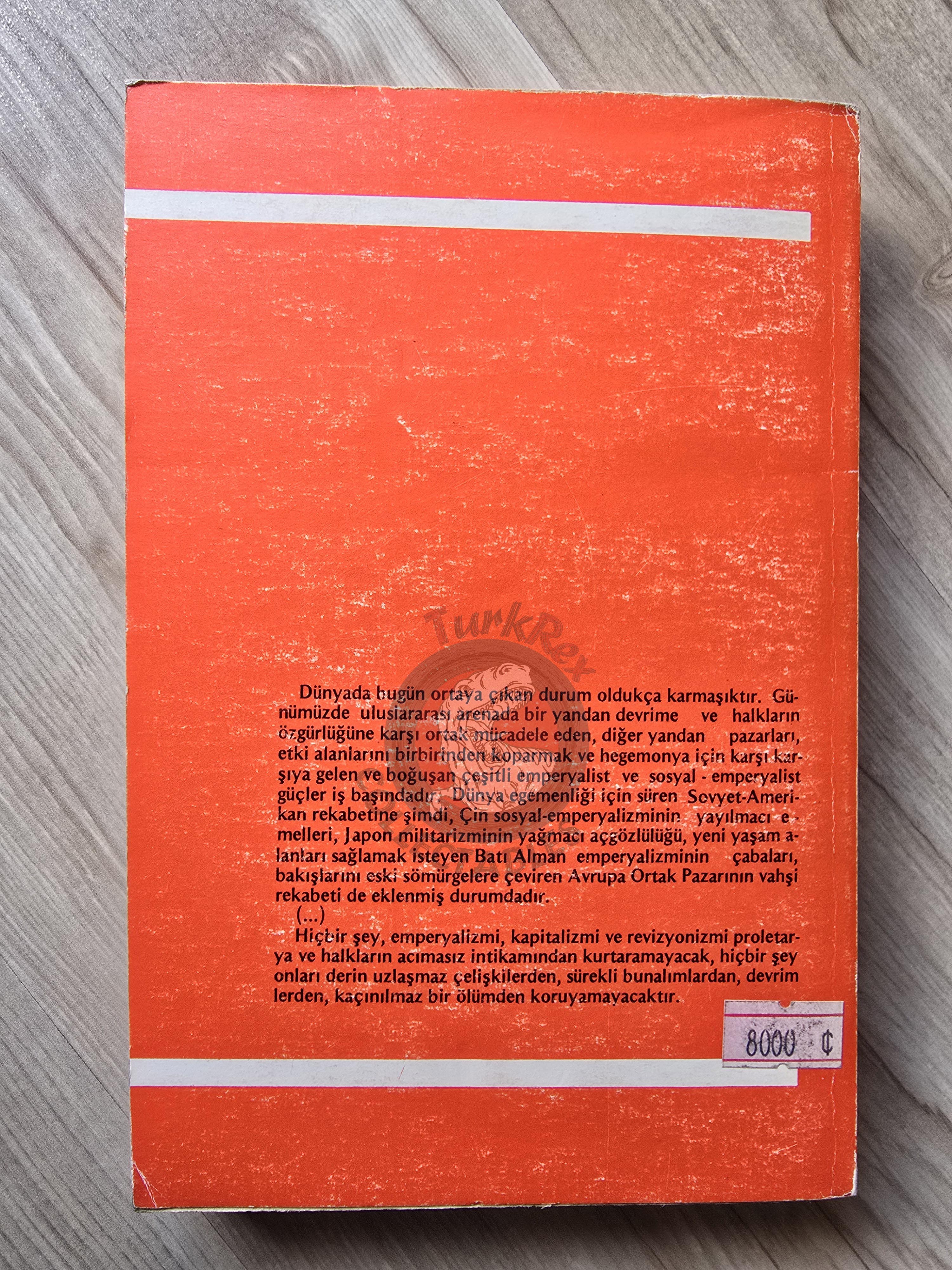 Enver Hoxha – Imperialism and the Revolution 1979 1st Turkish Book Turkey Albania