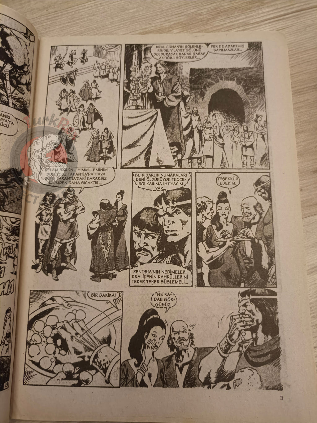 Kral Conan #31 King Conan #20 #21 Turkish Comic Turkey SSOC #99 Prince Conn