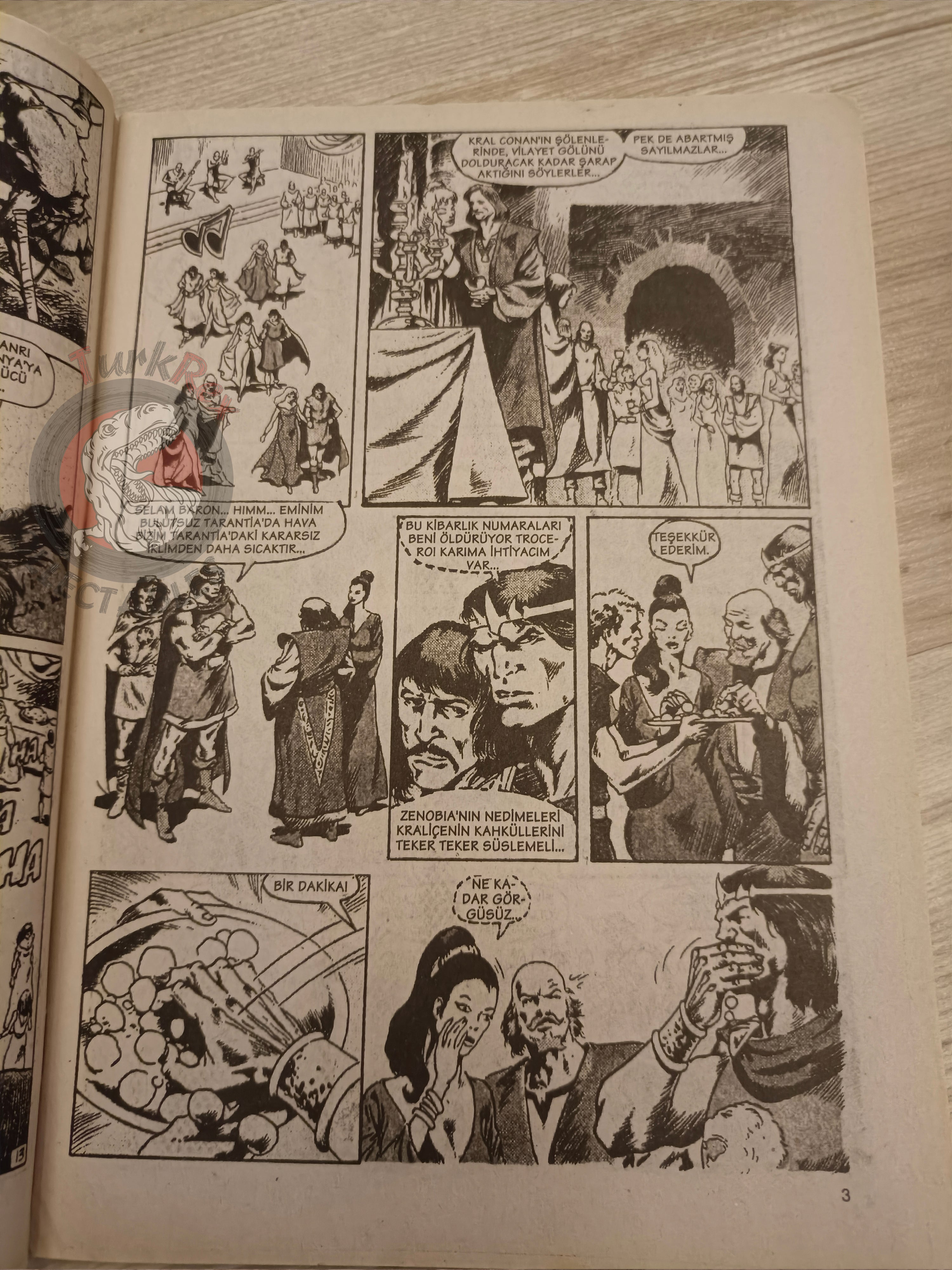 Kral Conan #31 King Conan #20 #21 Turkish Comic Turkey SSOC #99 Prince Conn