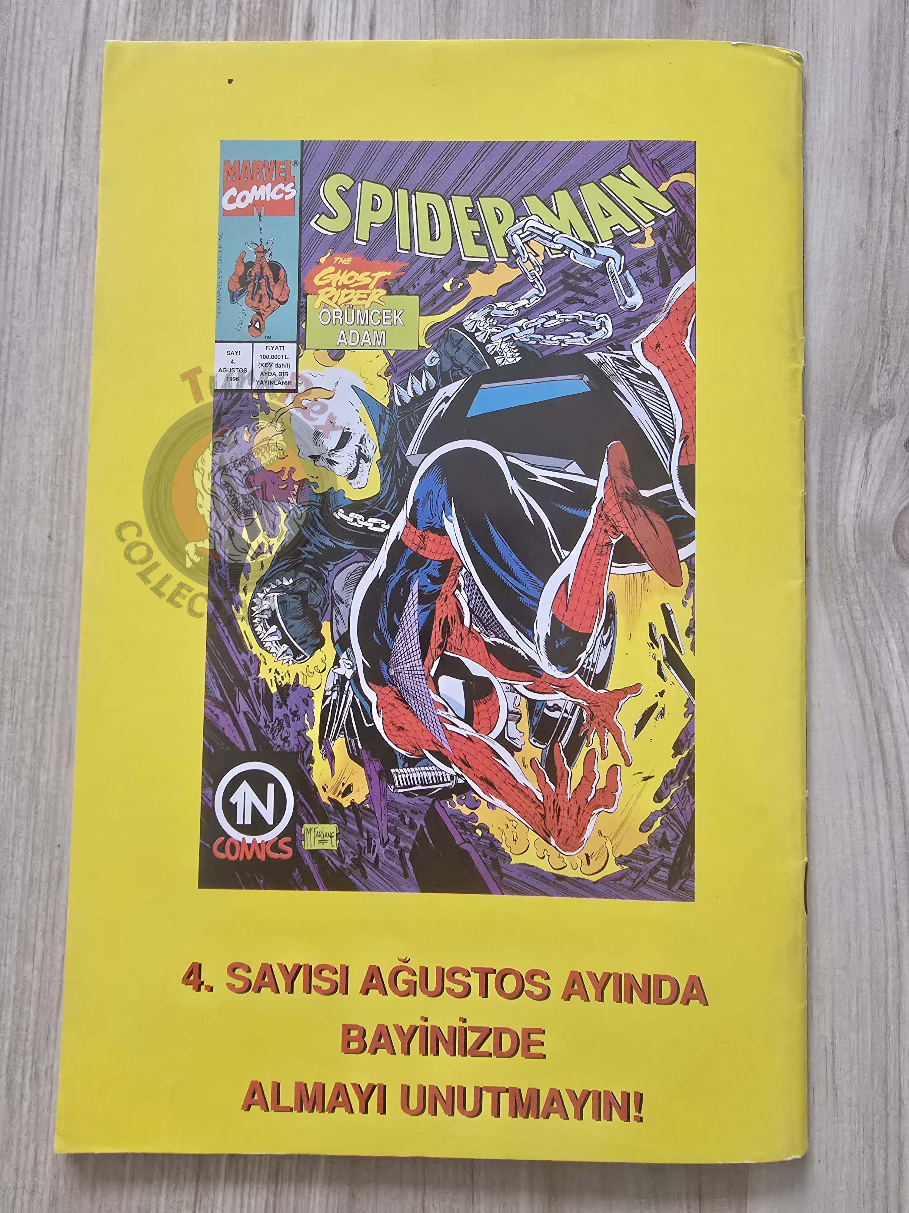 Superman #4 1996 Turkish Comic Turkey #75 The Adventures of #498