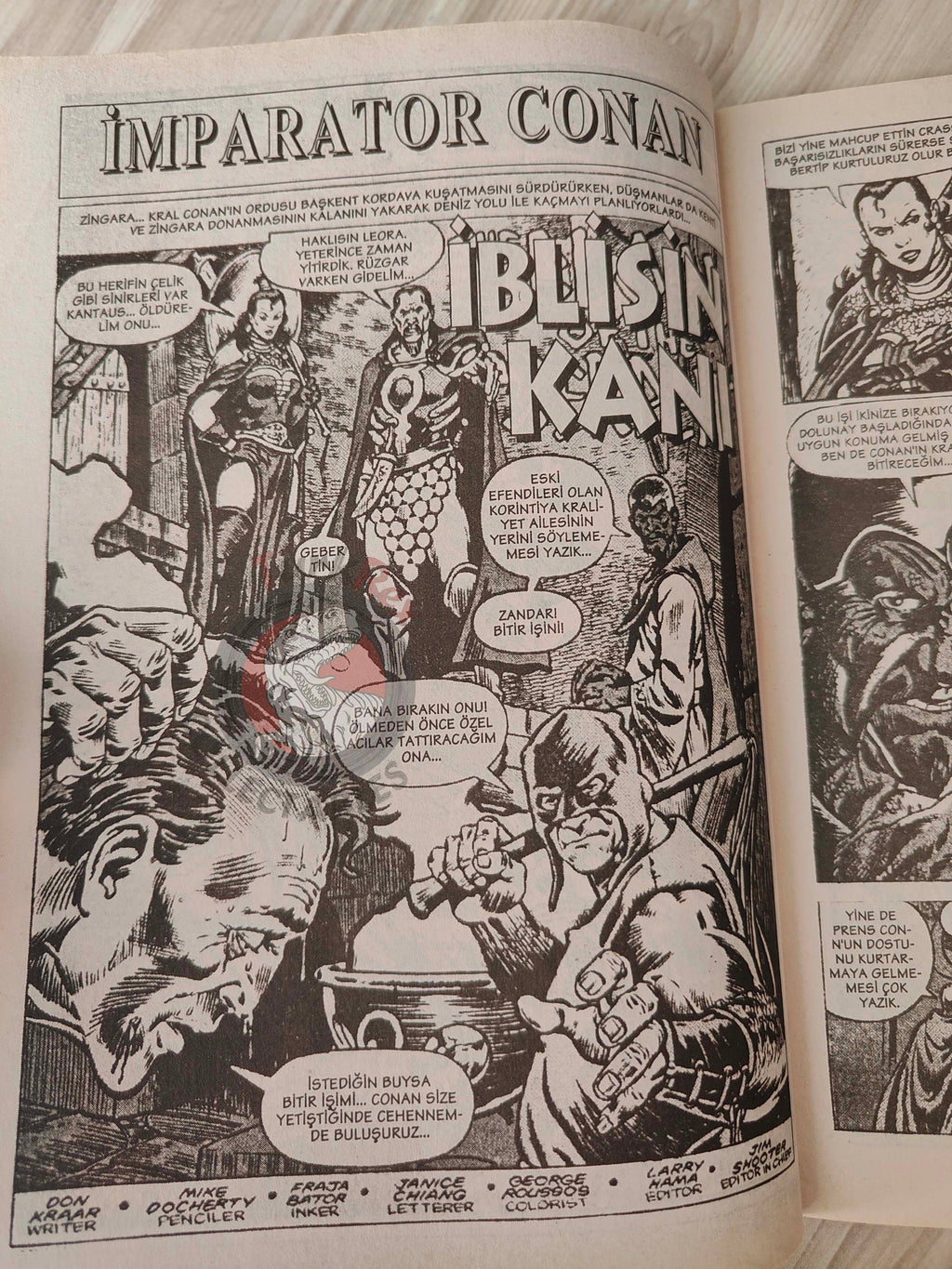 Imparator Conan #4 Conan the King #41 #42 Turkish Comic Turkey