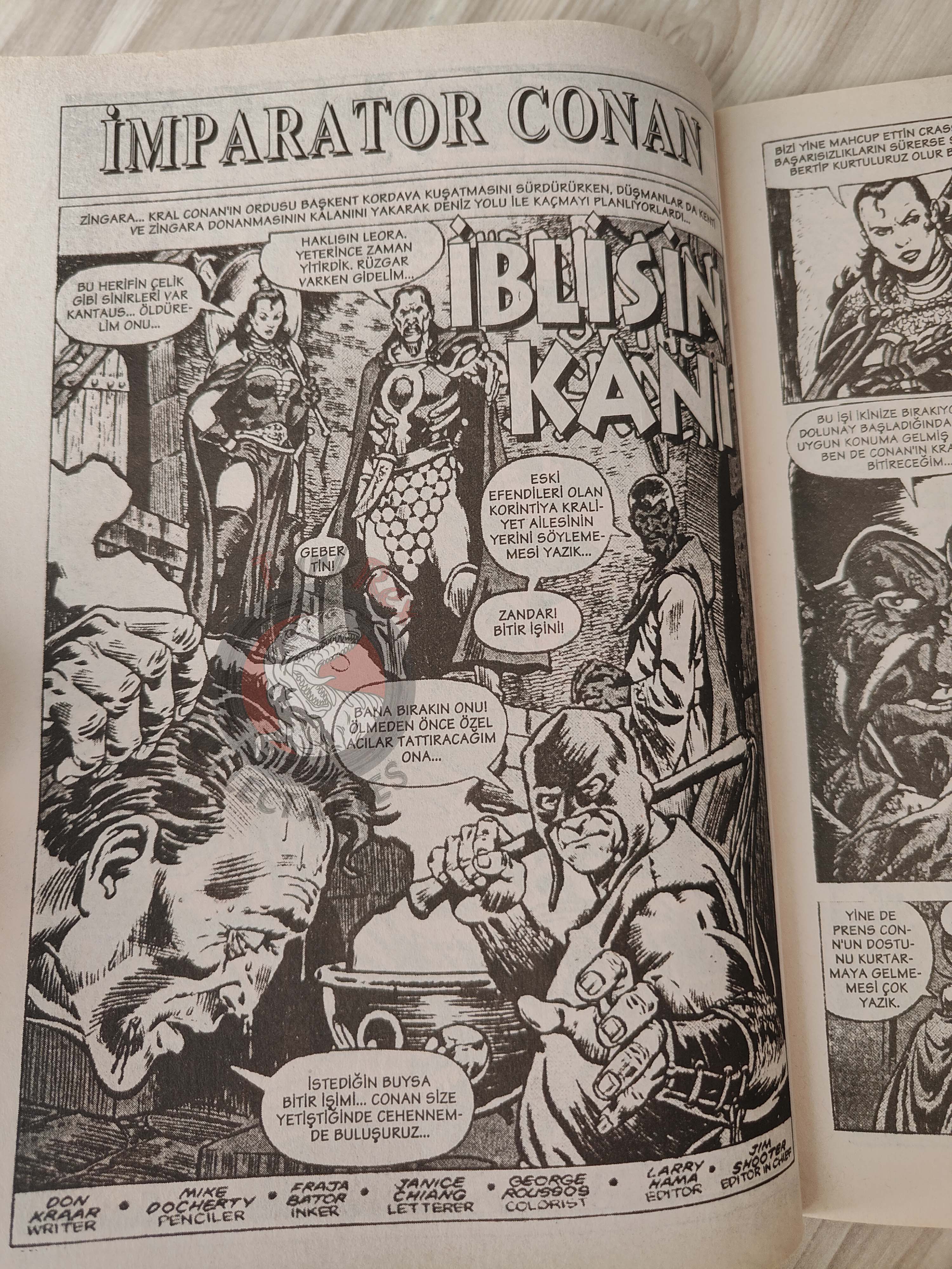 Imparator Conan #4 Conan the King #41 #42 Turkish Comic Turkey