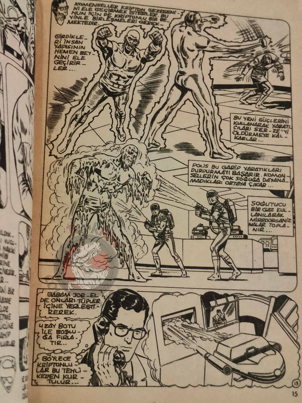 Superman #6 1979 Turkish Comic Turkey #328 Superboy #232