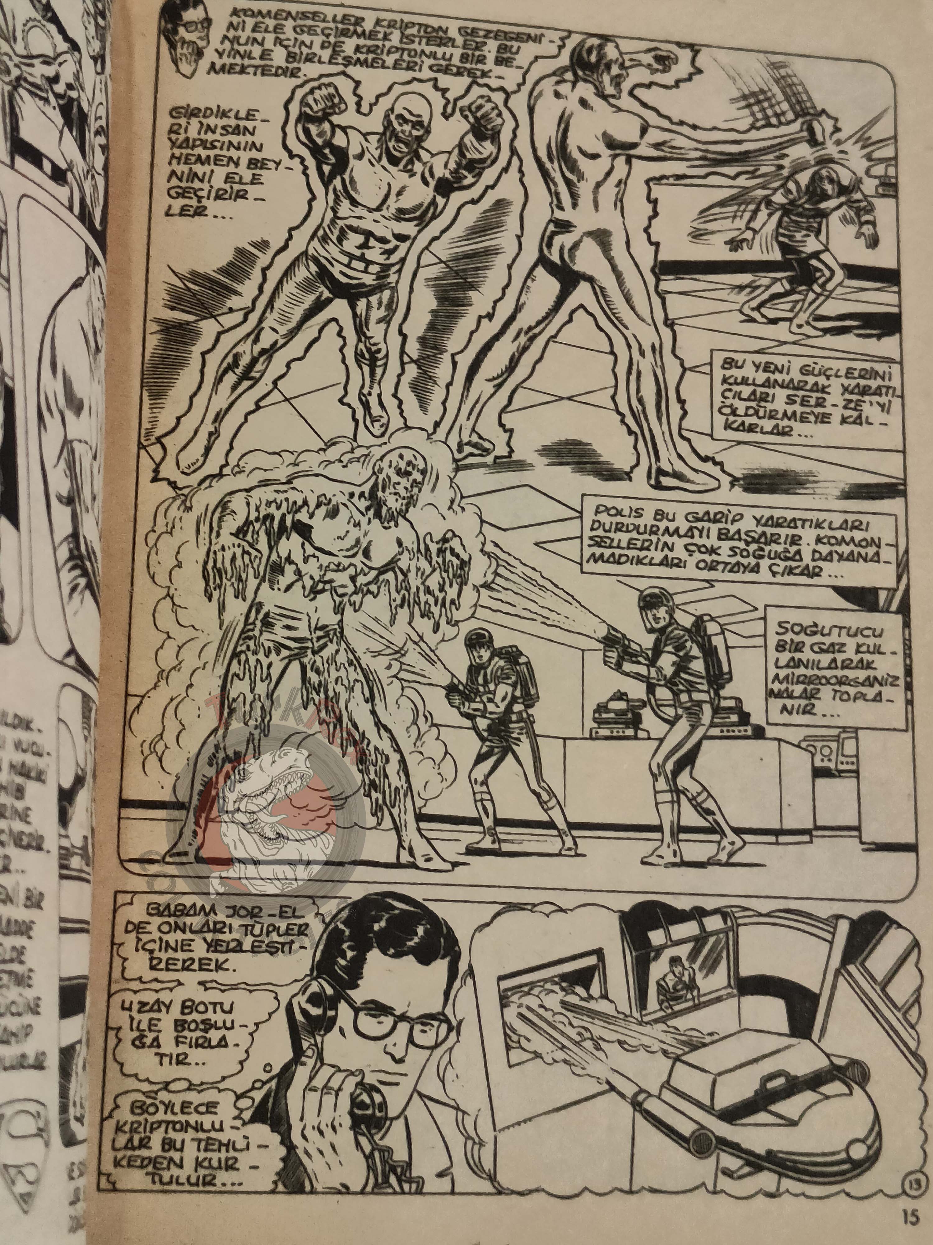 Superman #6 1979 Turkish Comic Turkey #328 Superboy #232