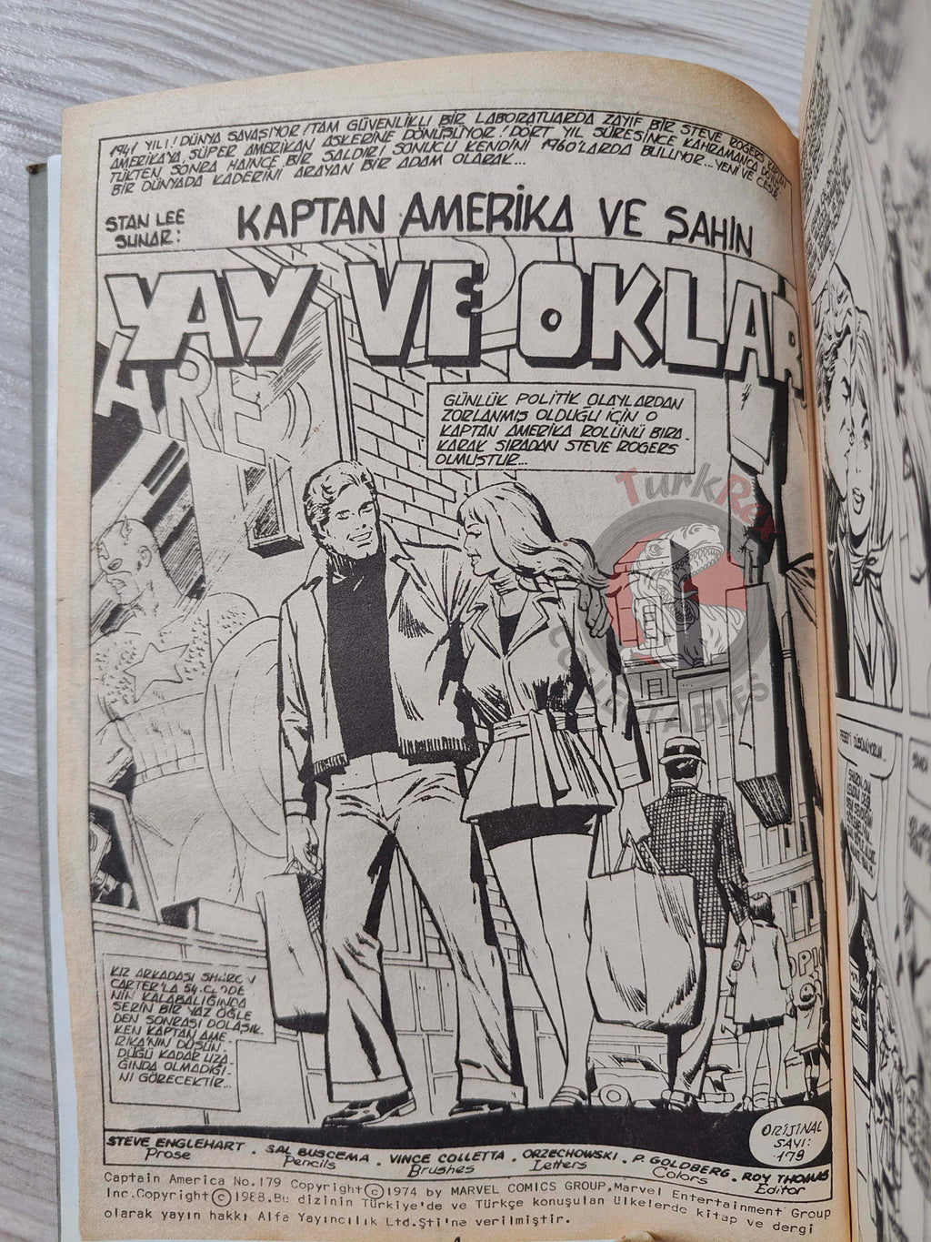Captain America – Volume 4 1989 Turkish Comic Turkey Falcon