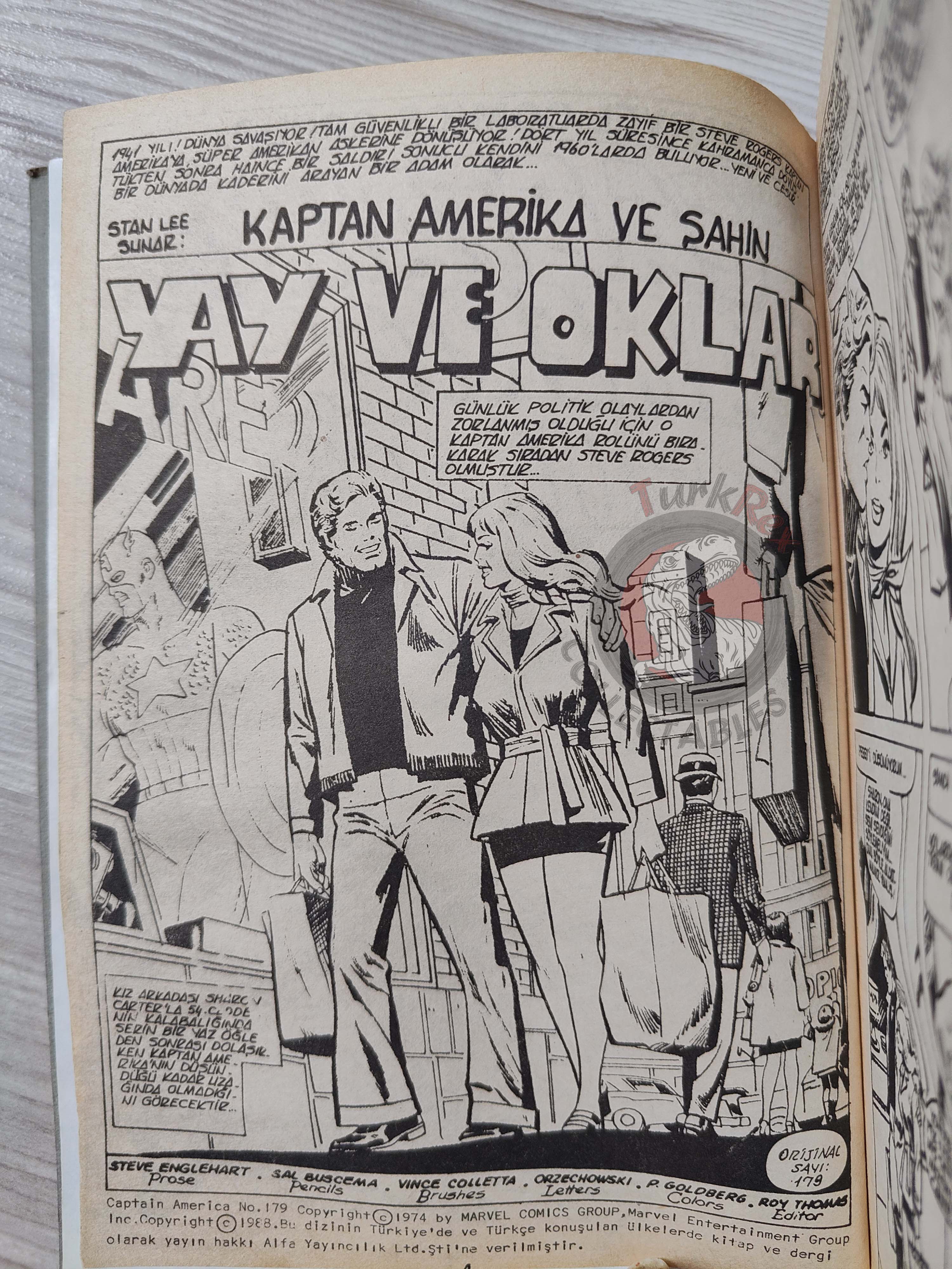Captain America – Volume 4 1989 Turkish Comic Turkey Falcon