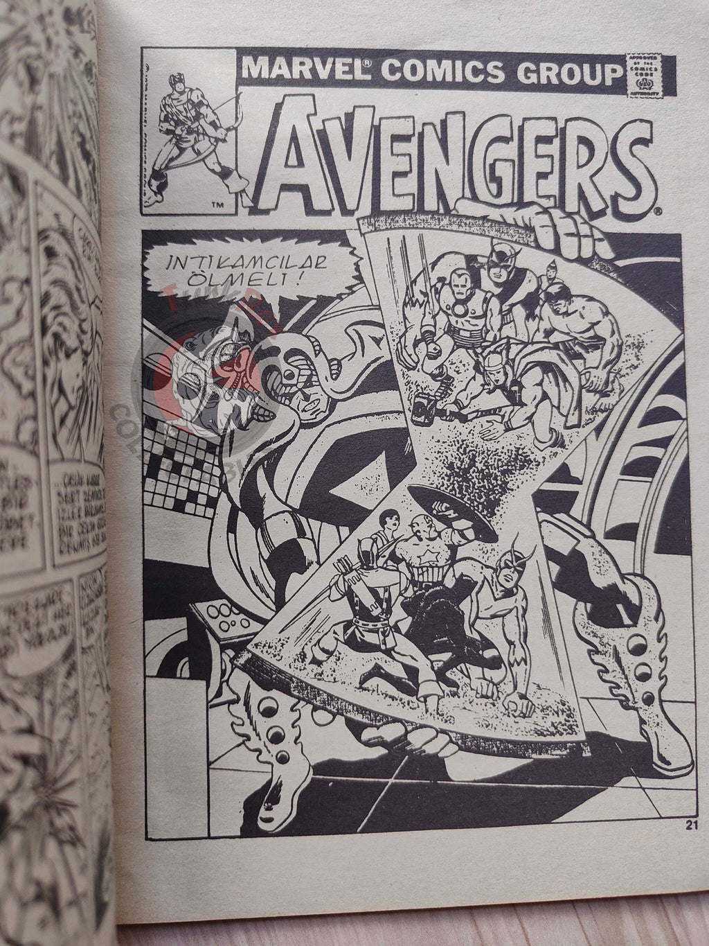 Ms. Marvel #5 1988 Turkish Comic Turkey #8 The Avengers #41 #17
