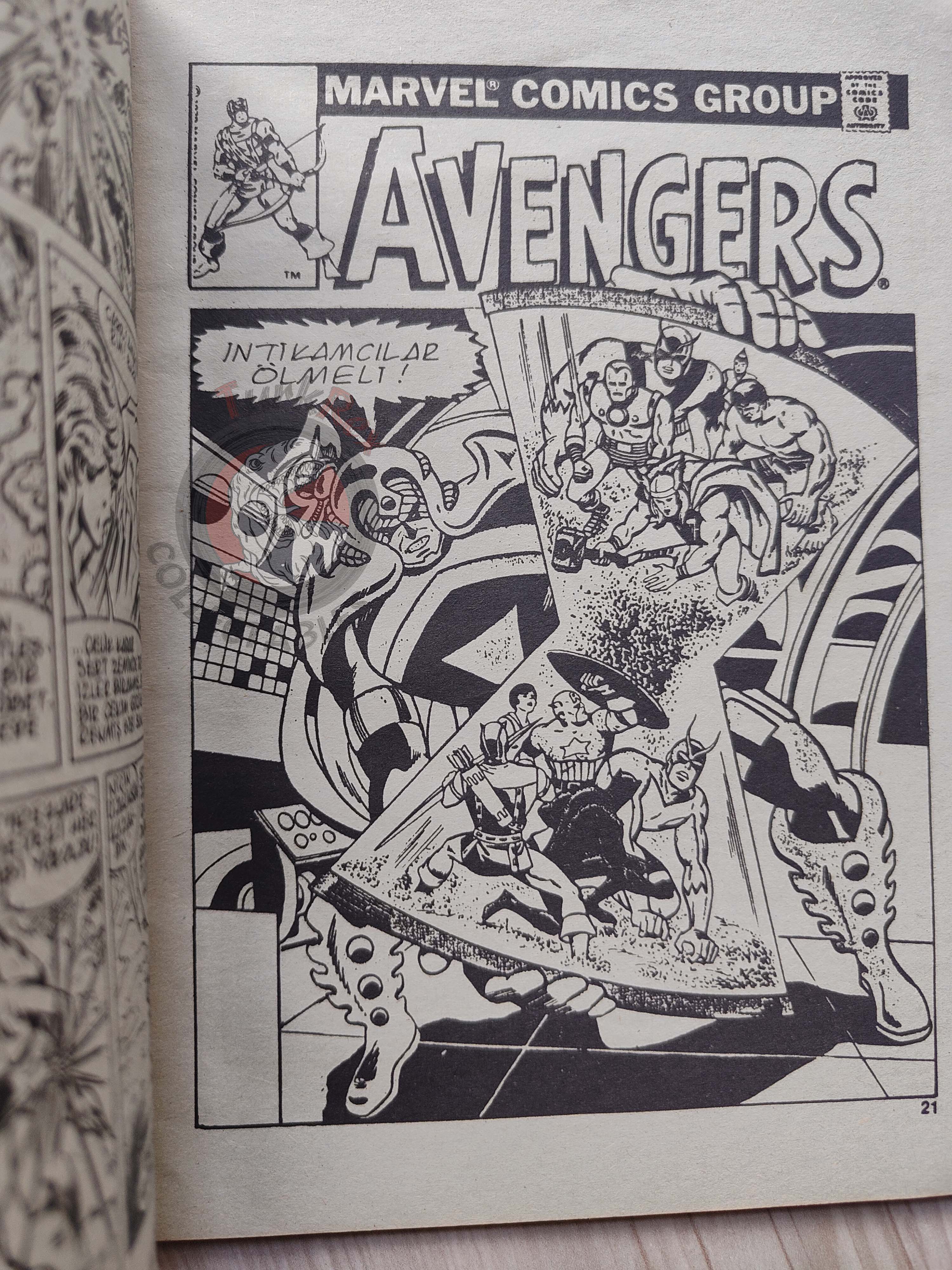 Ms. Marvel #5 1988 Turkish Comic Turkey #8 The Avengers #41 #17