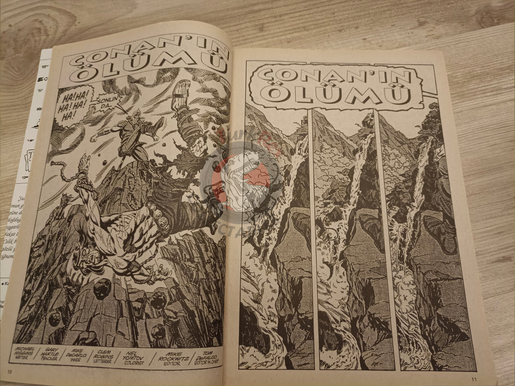 Kral Conan #26 The Barbarian #239 #240 Turkish Comic Turkey SSOC #89
