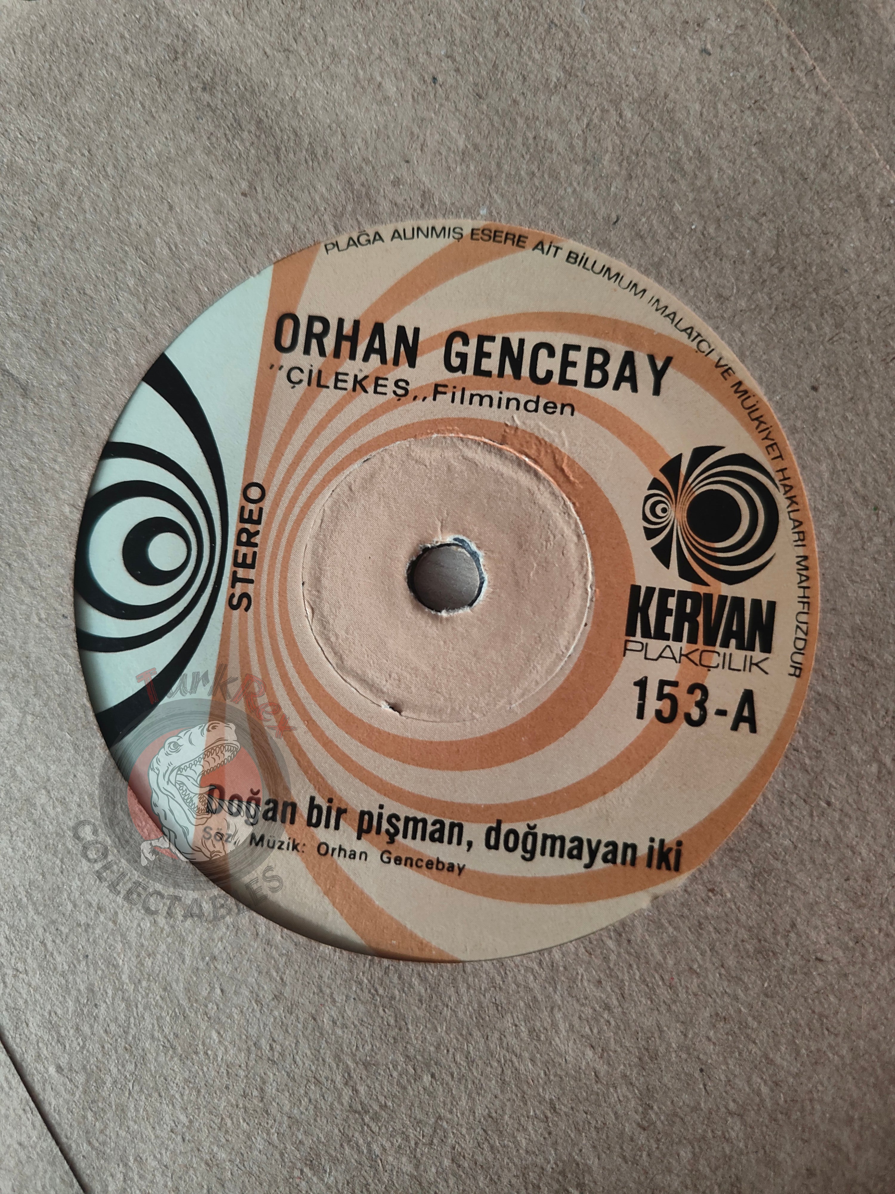 Orhan Gencebay – Doğan Bir Pişman Doğmayan İki 7" Turkish Pressing Vinyl Turkey Edition