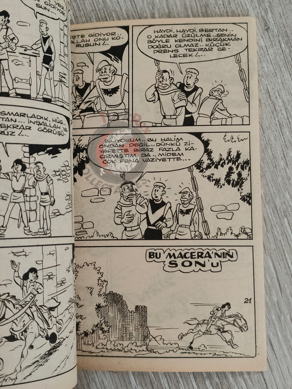 Johan et Pirlouit #2 1984 Turkish Comic Turkey Le Maître de Roucybeuf #2