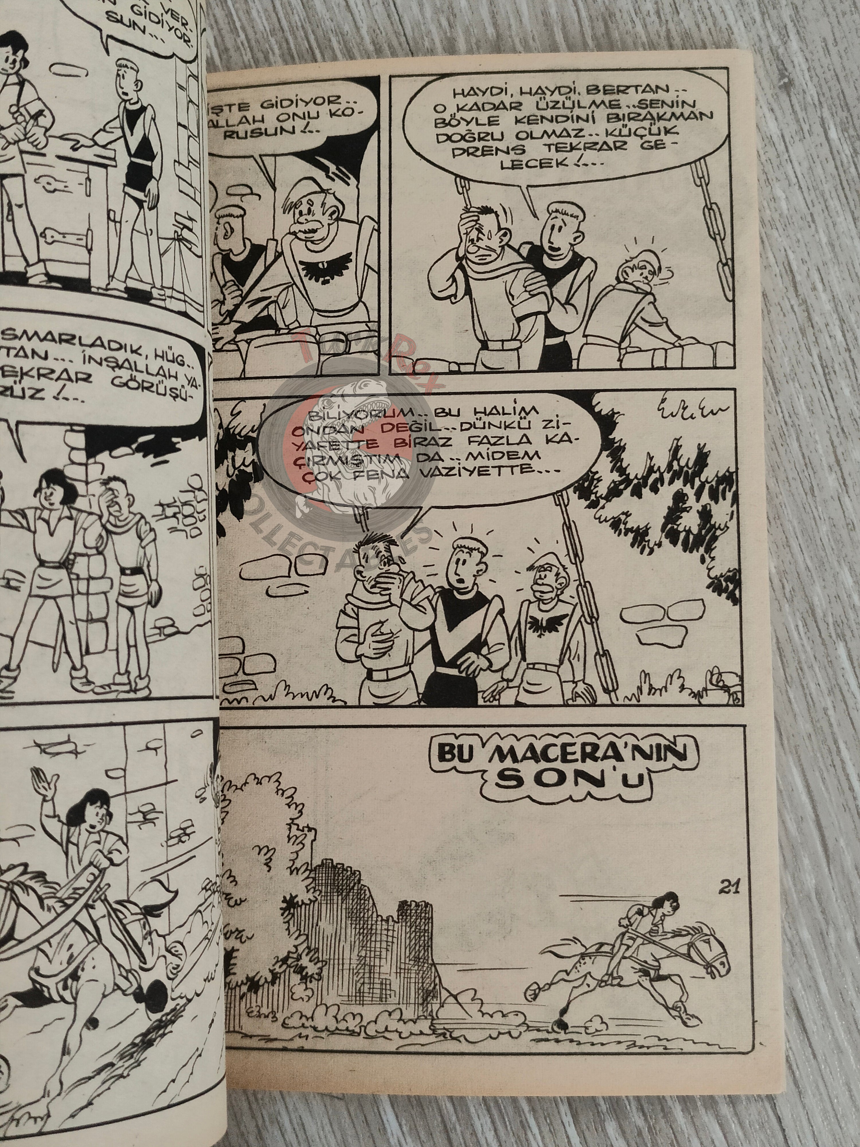 Johan et Pirlouit #2 1984 Turkish Comic Turkey Le Maître de Roucybeuf #2
