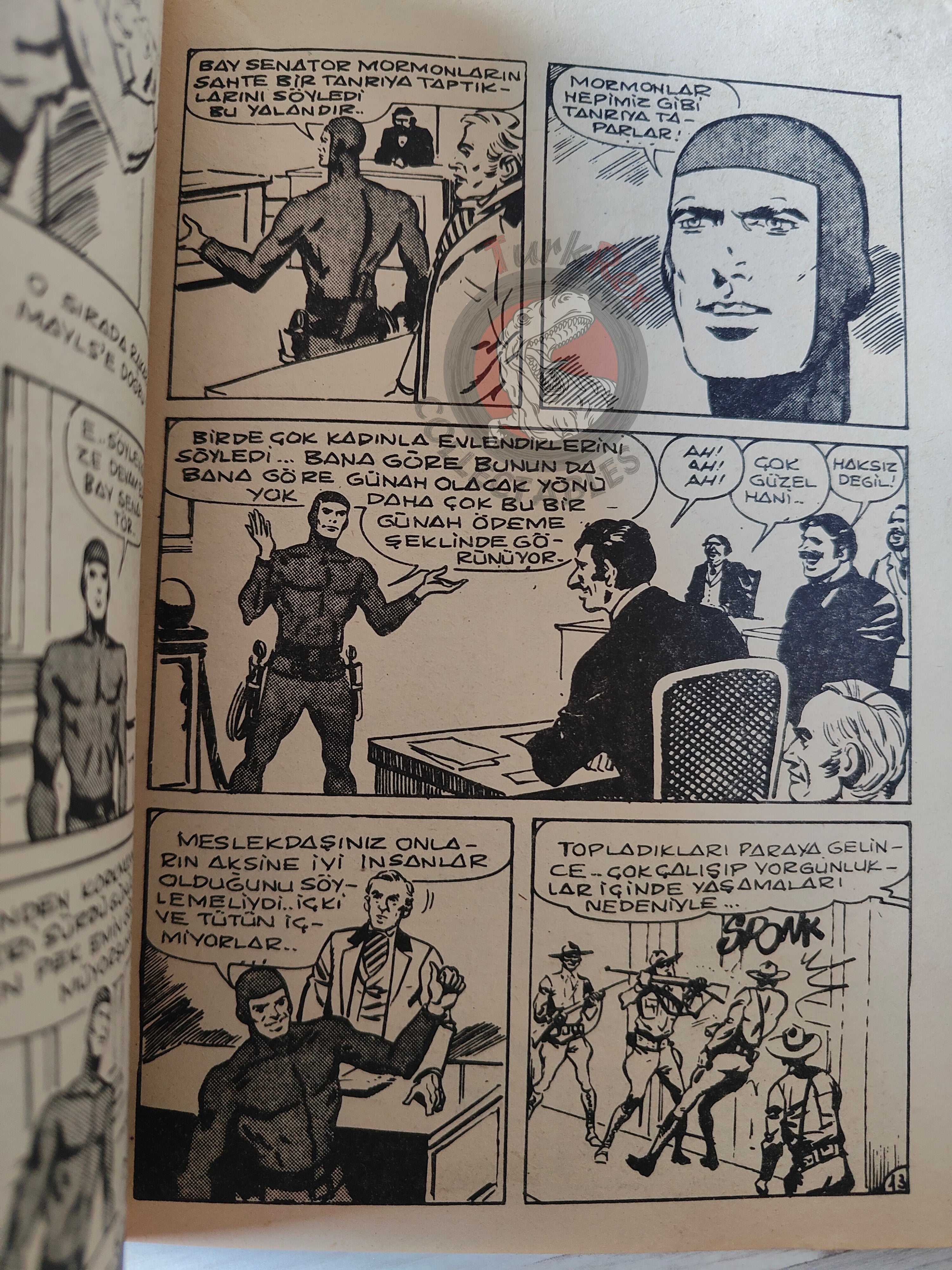 Rakar #19 1974 Turkish Comic Turkey Marcel Navarro Boule et Bill