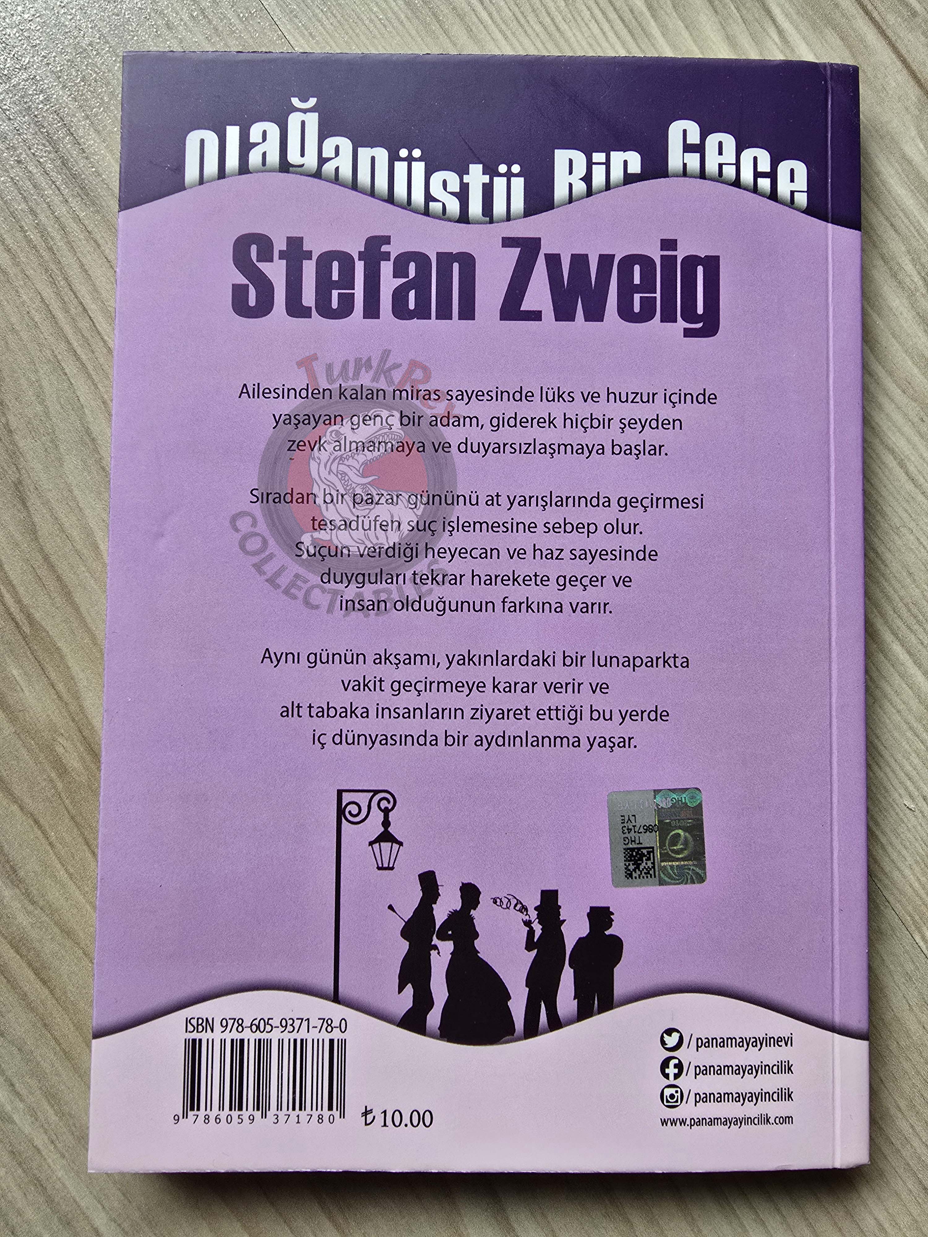 Stefan Zweig – Fantastic Night Turkish Book Turkey