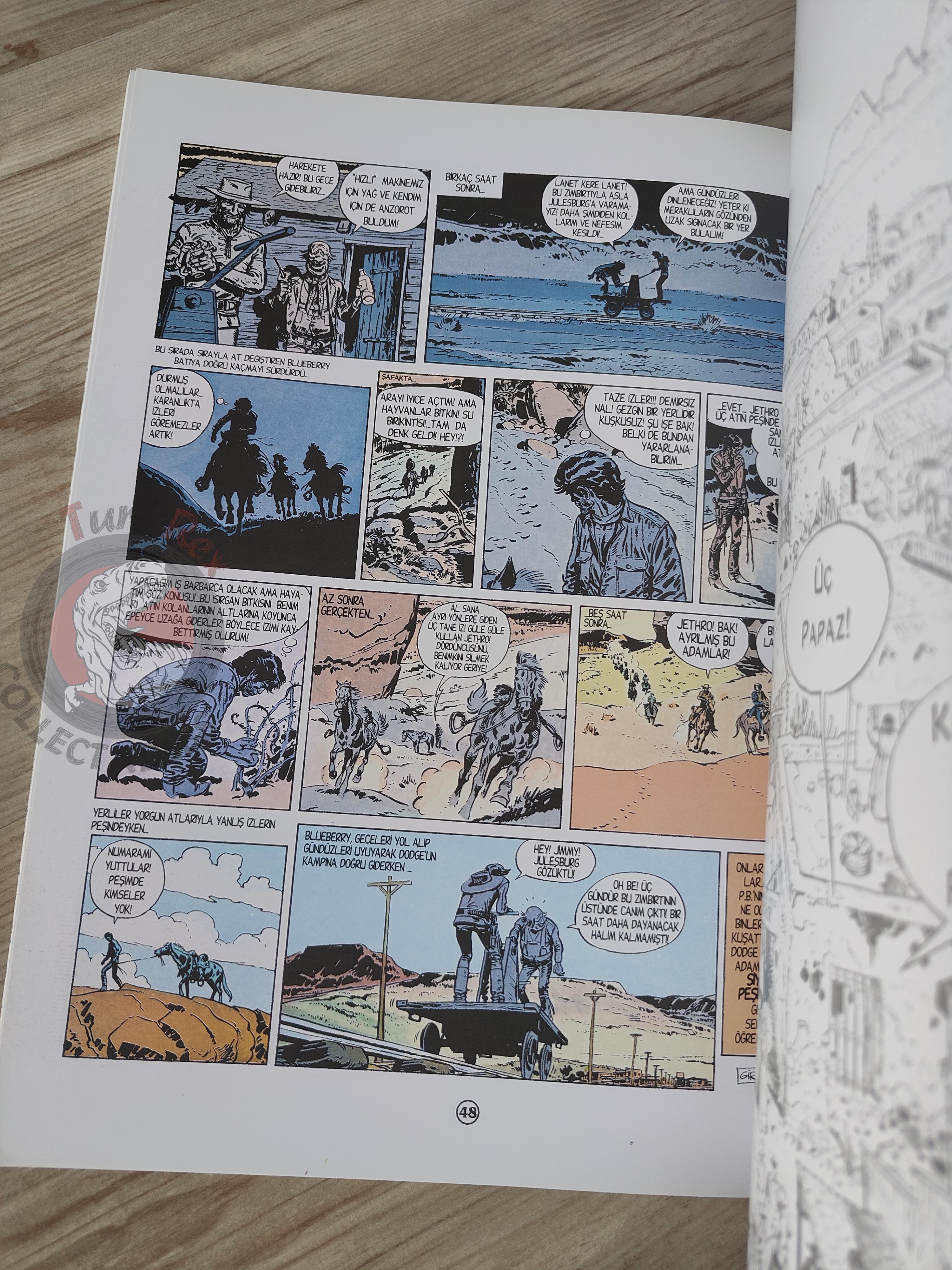Blueberry #8 – Steel Fingers 2004 1st Edition Turkish Comic Turkey