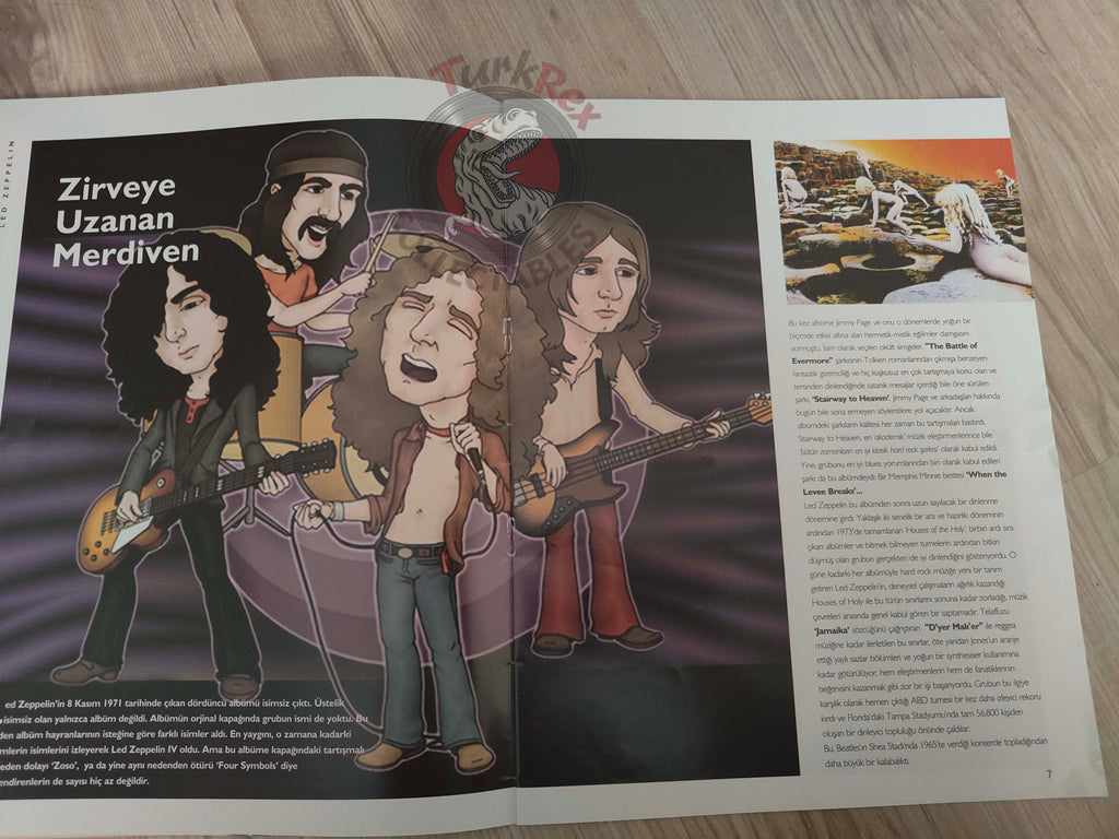 DVD Classics 2004 Led Zeppelin Bio Special Issue Turkish Mag Turkey