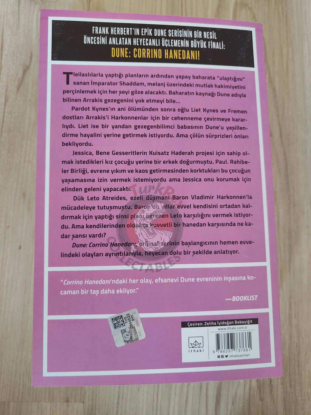Brian Herbert – Dune House Corrino Turkish Book Turkey Prequel Trilogy