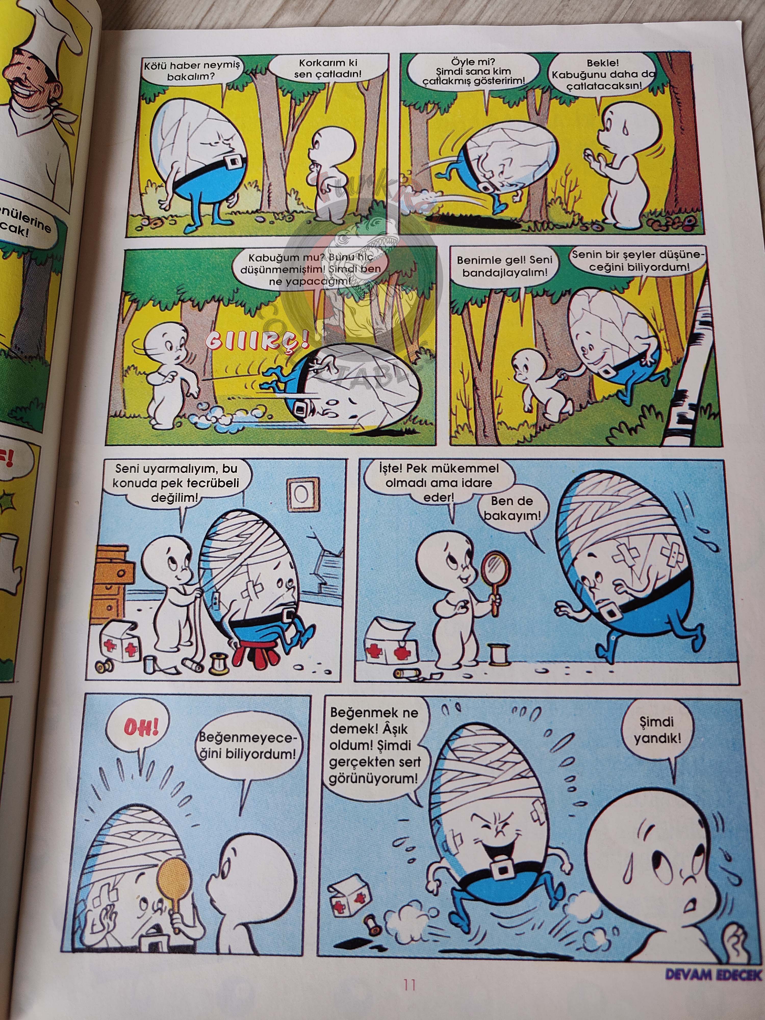 Casper the Friendly Ghost Magazine – Issue #19 1997 Turkish Comic Turkey