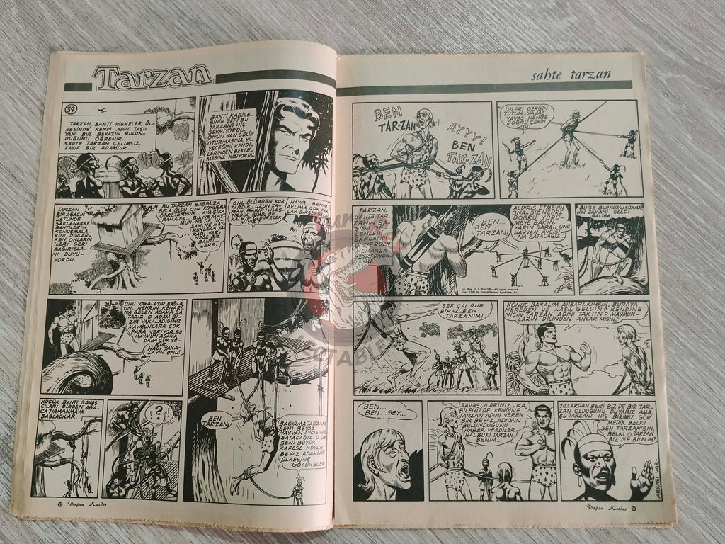 Doğan Kardeş 1971 Magazine #31 Turkish Comic Turkey Johnny Galaxy, Alice In Wonderland