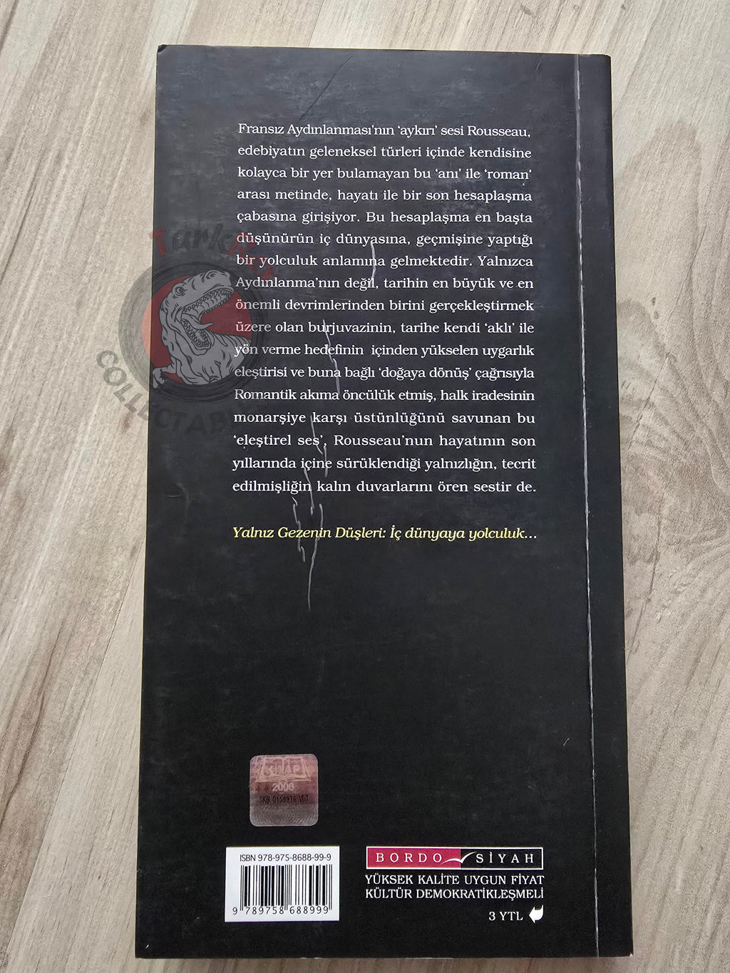 Jean-Jacques Rousseau – Reveries of a Solitary Walker 2007 Turkish Book Turkey 1
