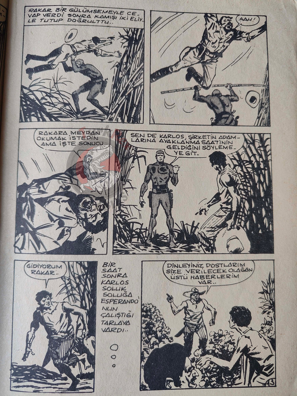 Rakar #7 1974 Turkish Comic Turkey Marcel Navarro Franco Frescura