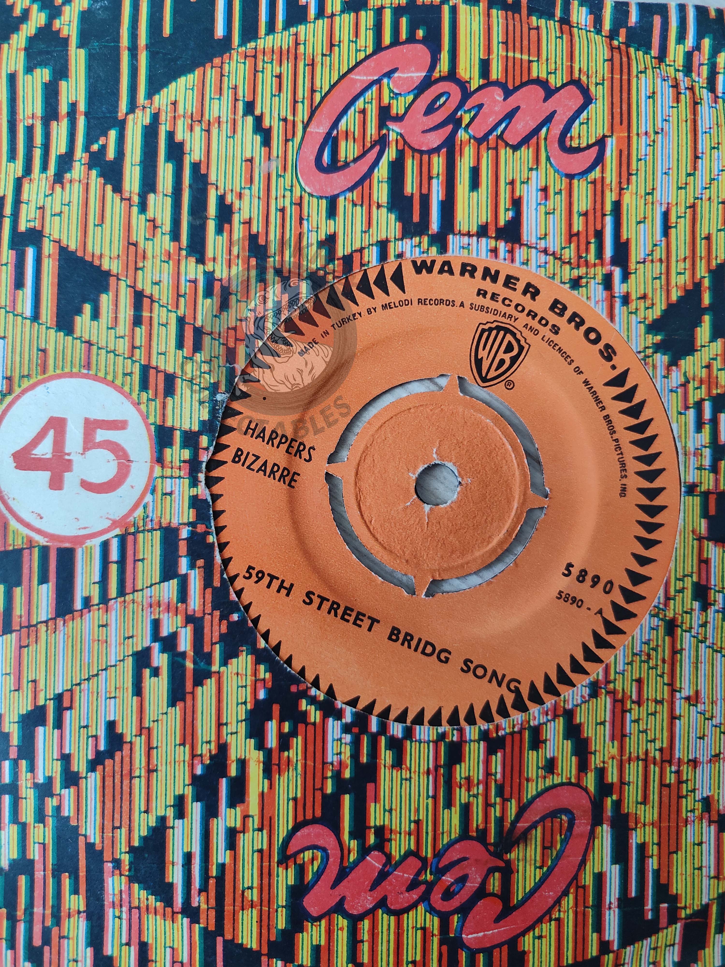 Harpers Bizarre – The 59th Street Bridge Song 7" Turkish Pressing Vinyl Turkey Edition
