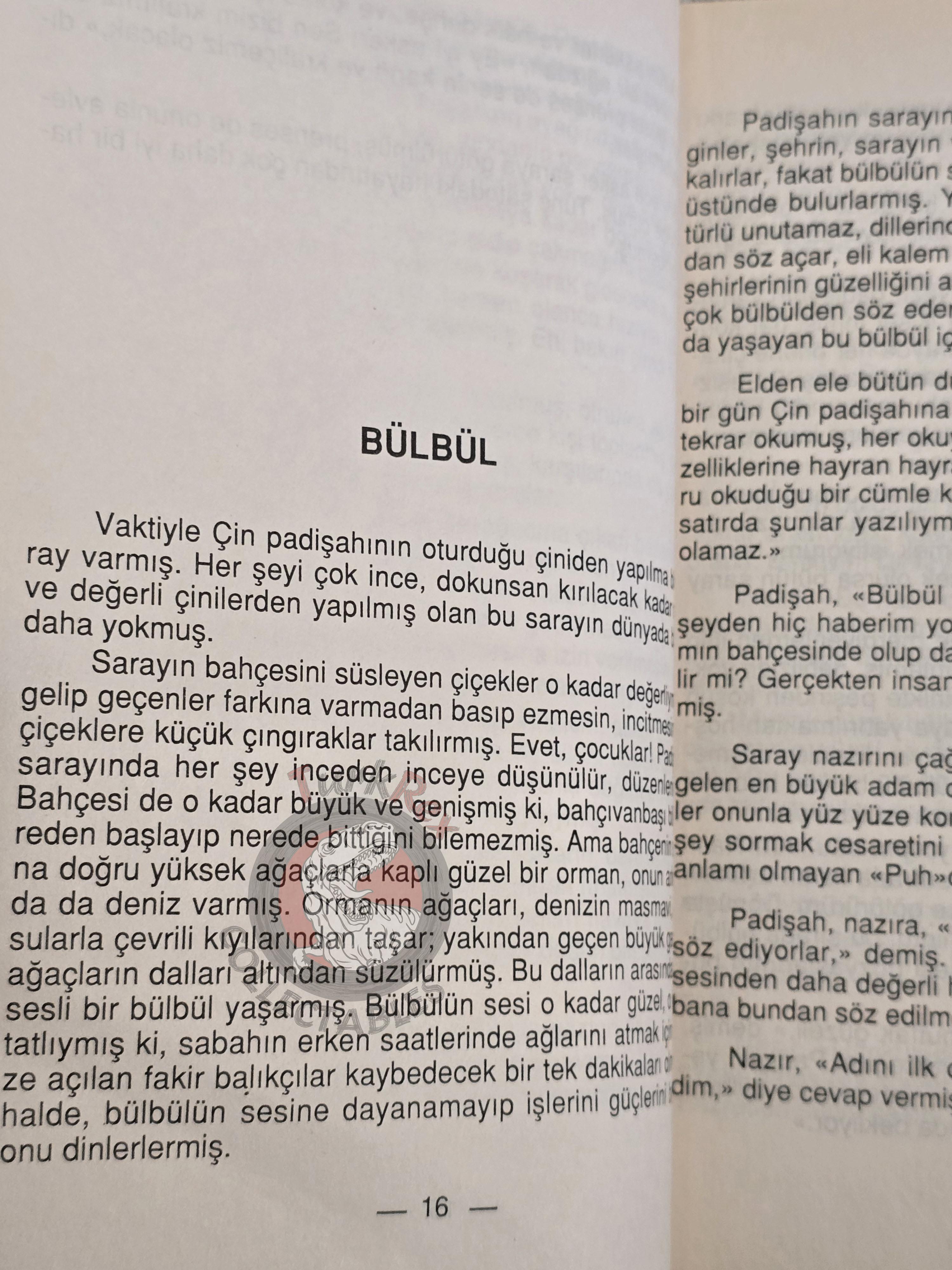 Hans Christian Andersen – Andersen's Fairy Tales 2005 Turkish Book Turkey
