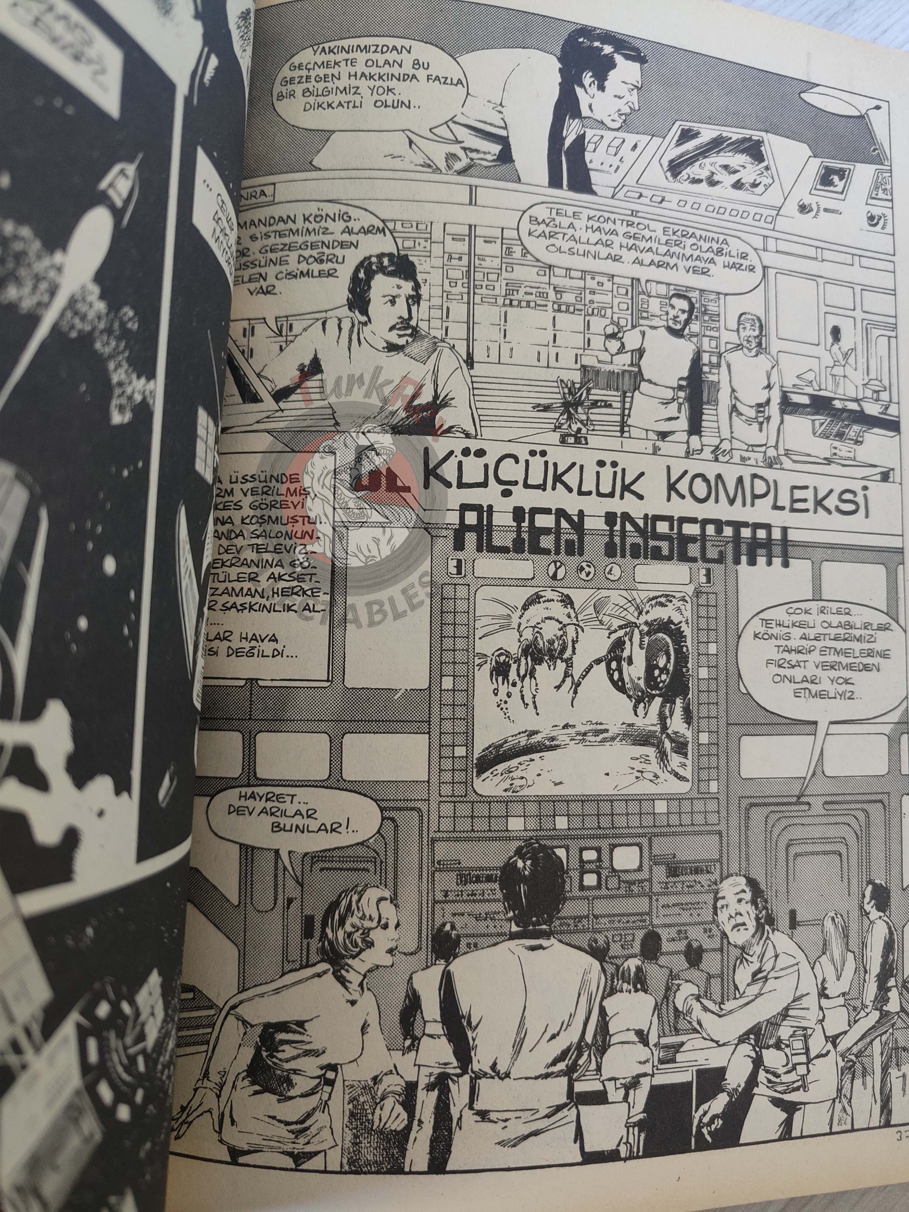 Space: 1999 #1 70s Turkish Comic Turkey #4 #6 #7 A Lonely Emperor Eerie #33