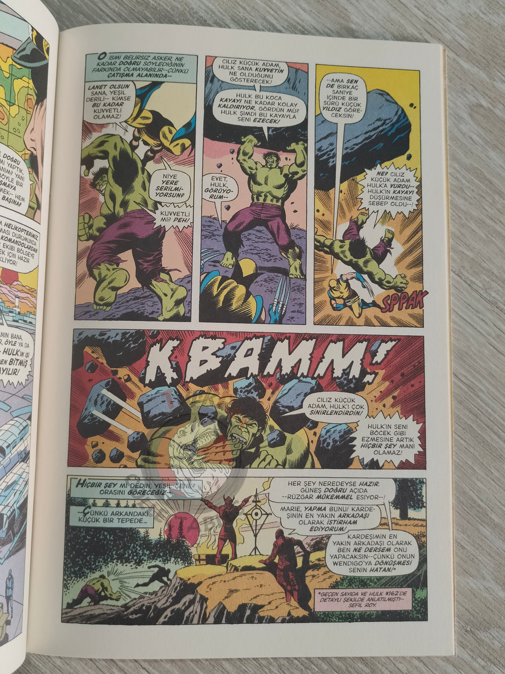 Incredible Hulk #181 Turkish Comic Turkey Wolverine 1st App