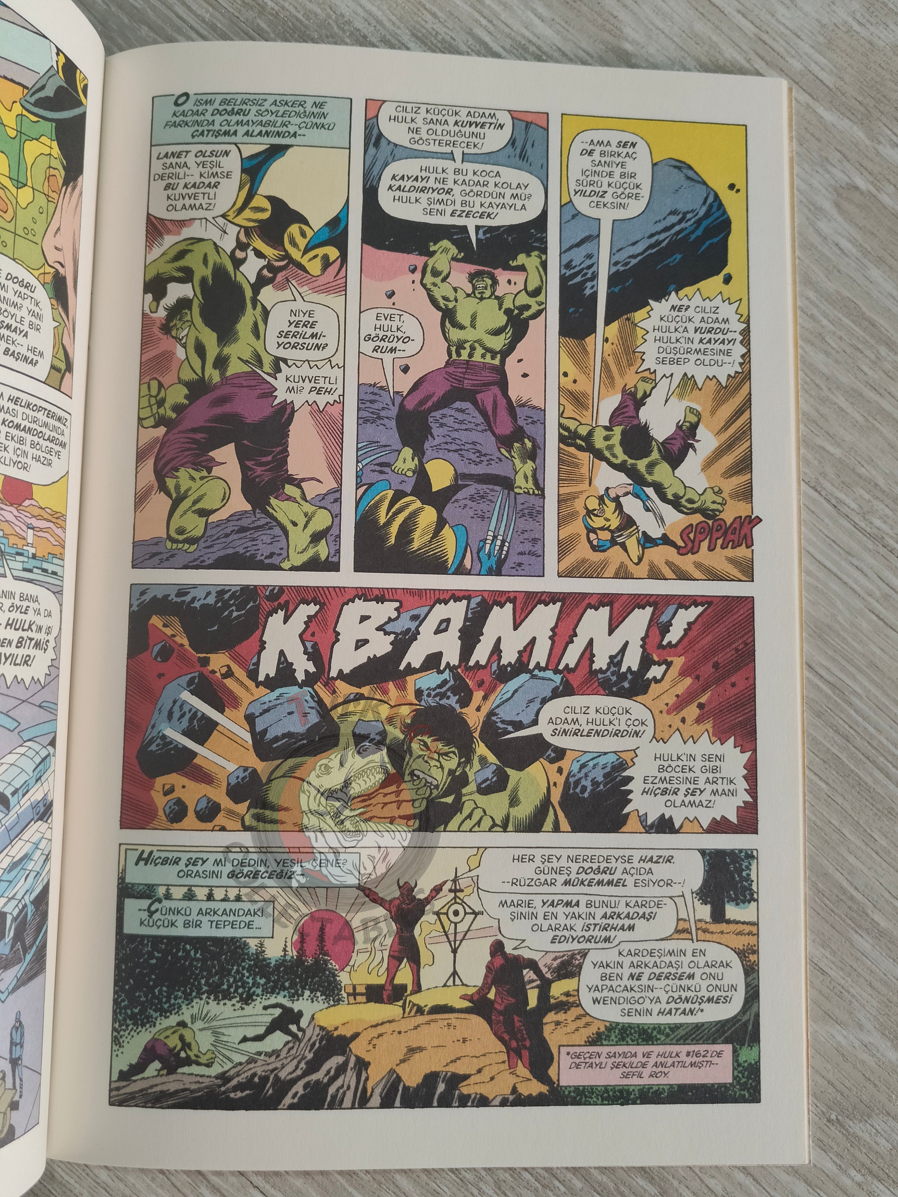 Incredible Hulk #181 Turkish Comic Turkey Wolverine 1st App