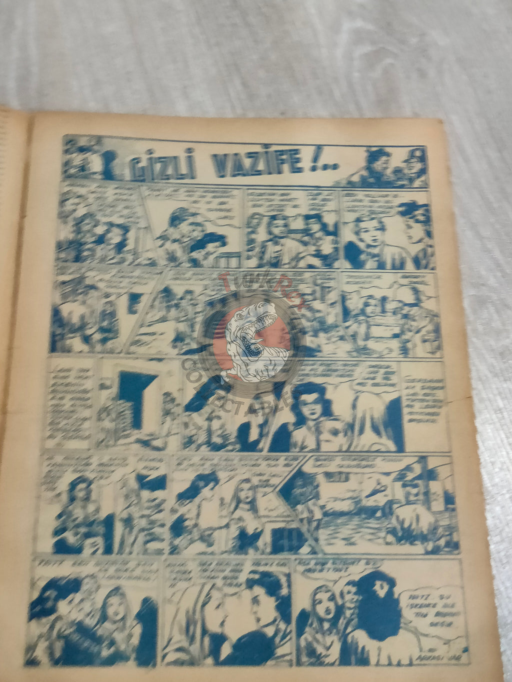 Binbir Roman #103 1950 The Count of Monte Cristo - Nat Pinkerton Turkish Comic Mag Turkey