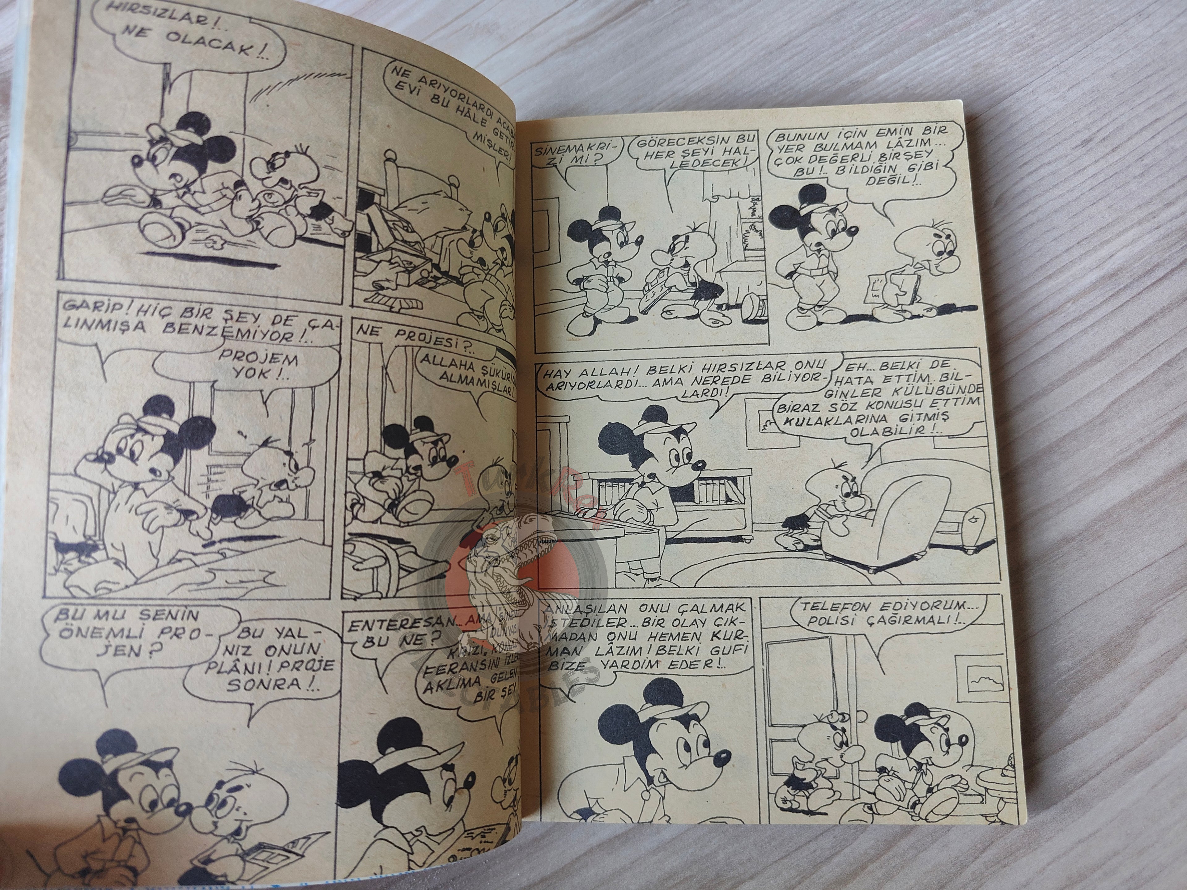 Mickey Mouse Mag Volume #2 1970 Turkish Comic Turkey Walt Disney Donald Duck