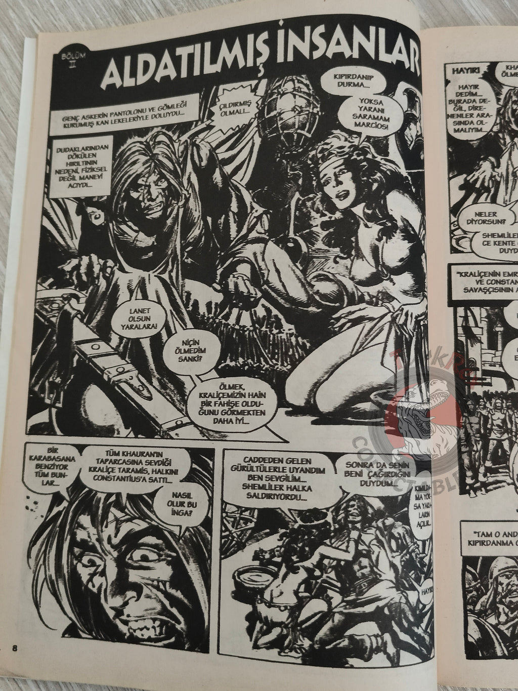 Conan #4 The Savage Sword of Conan #5 #6 Turkish Comic Turkey