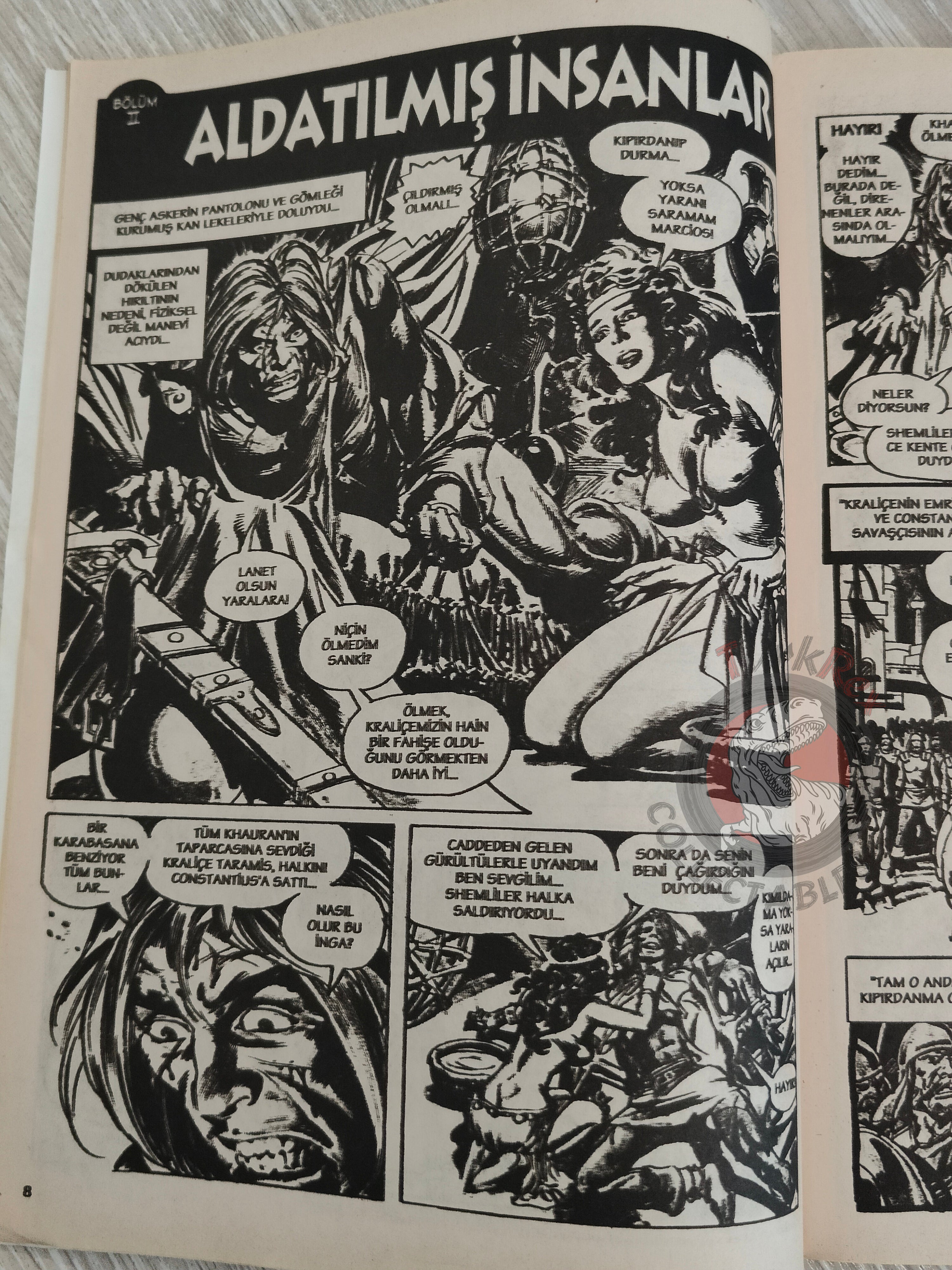 Conan #4 The Savage Sword of Conan #5 #6 Turkish Comic Turkey