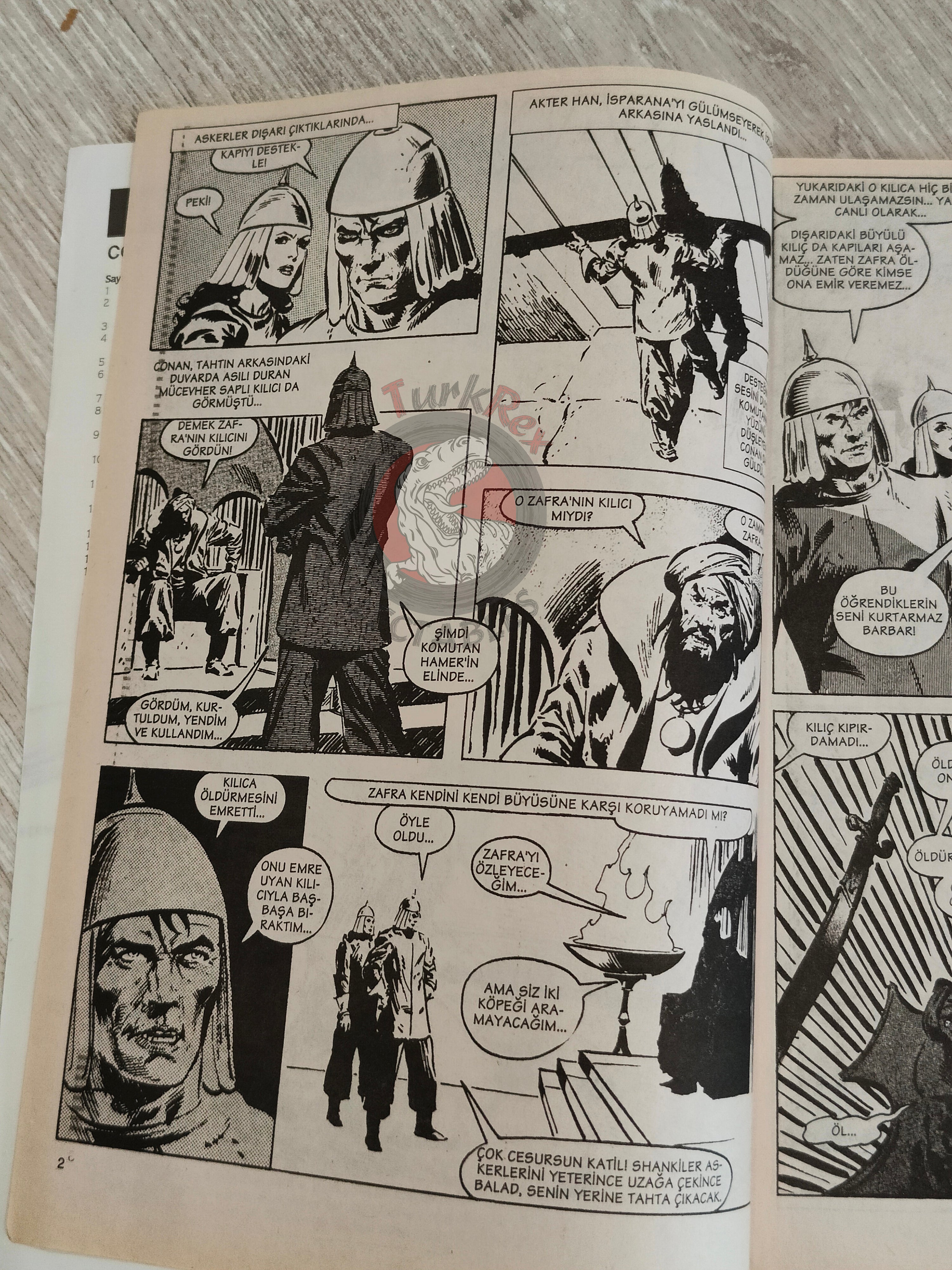 Conan #33 The Savage Sword of Conan #59 #60 Turkish Comic Turkey
