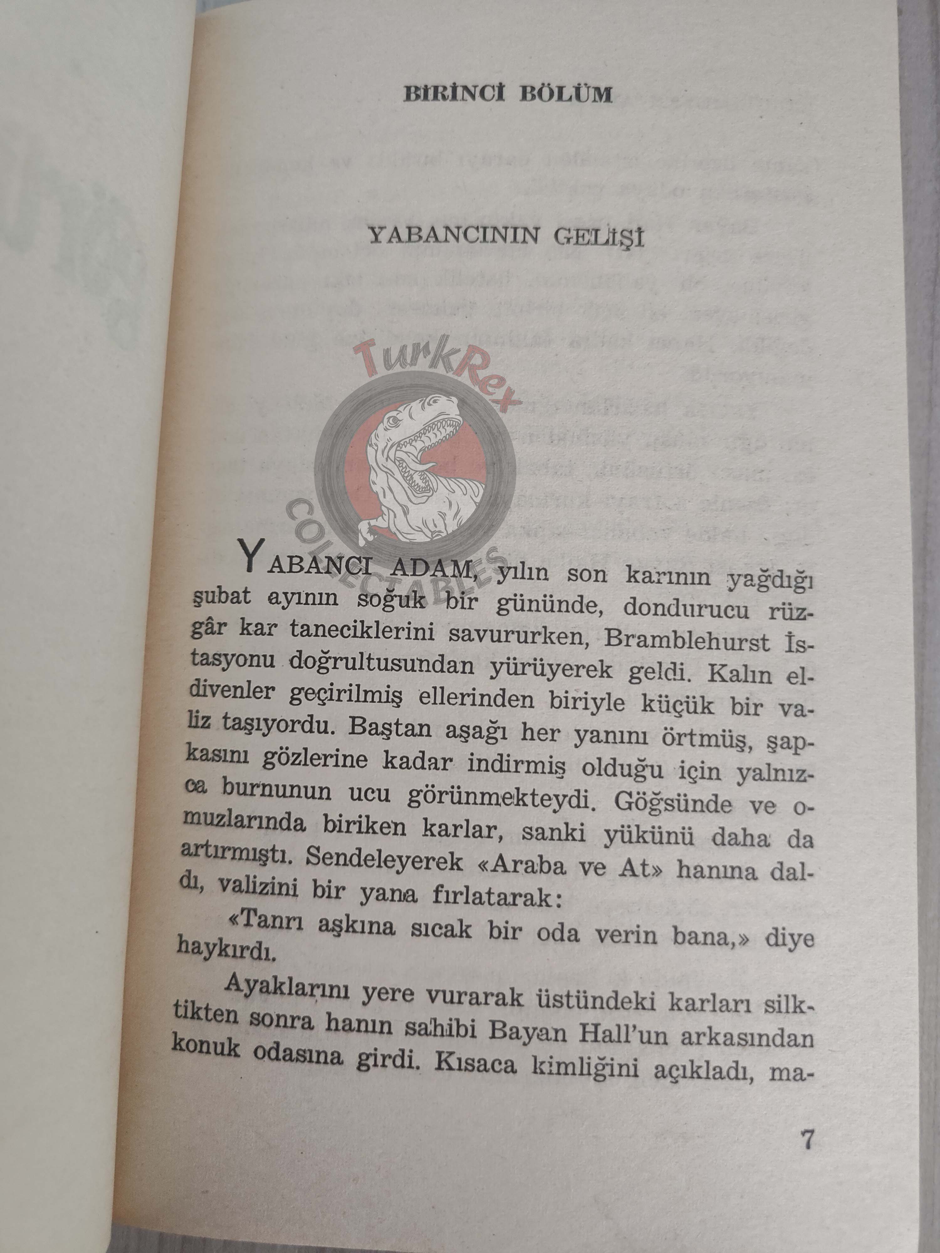 H. G. Wells – The Invisible Man 1972 Turkish Book Turkey