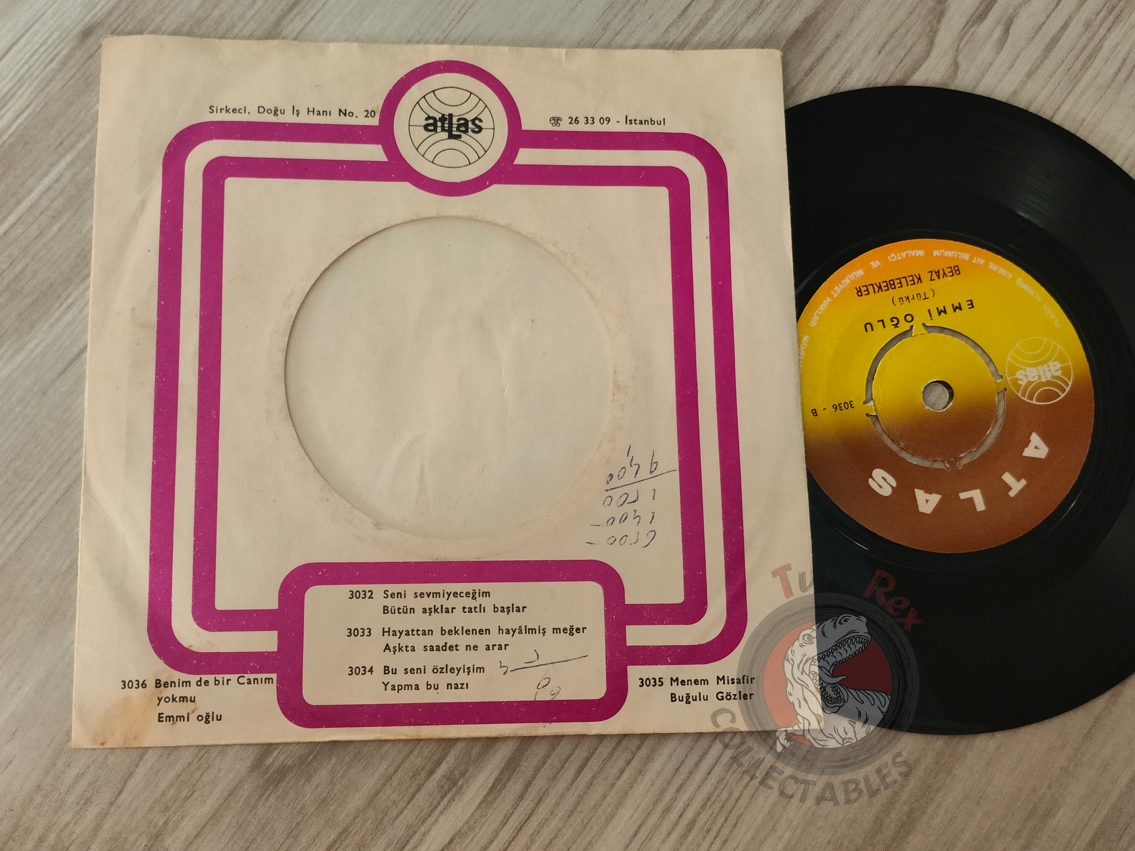 Beyaz Kelebekler – Benimde Bir Canım Yokmu 7" Turkish Pressing Vinyl Turkey Edition