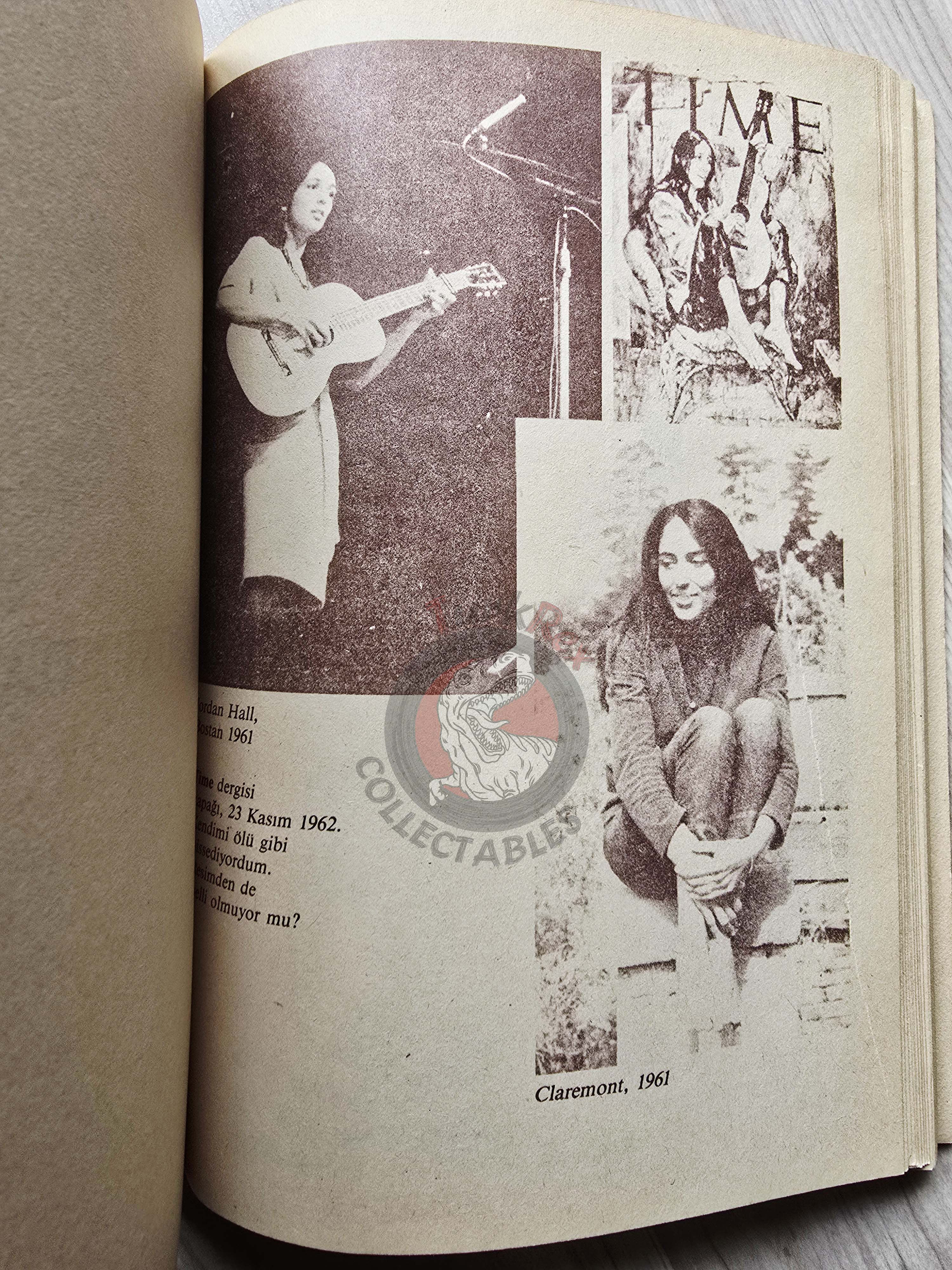 Joan Baez – A Voice to Sing With 1989 1st  Turkish Book Turkey