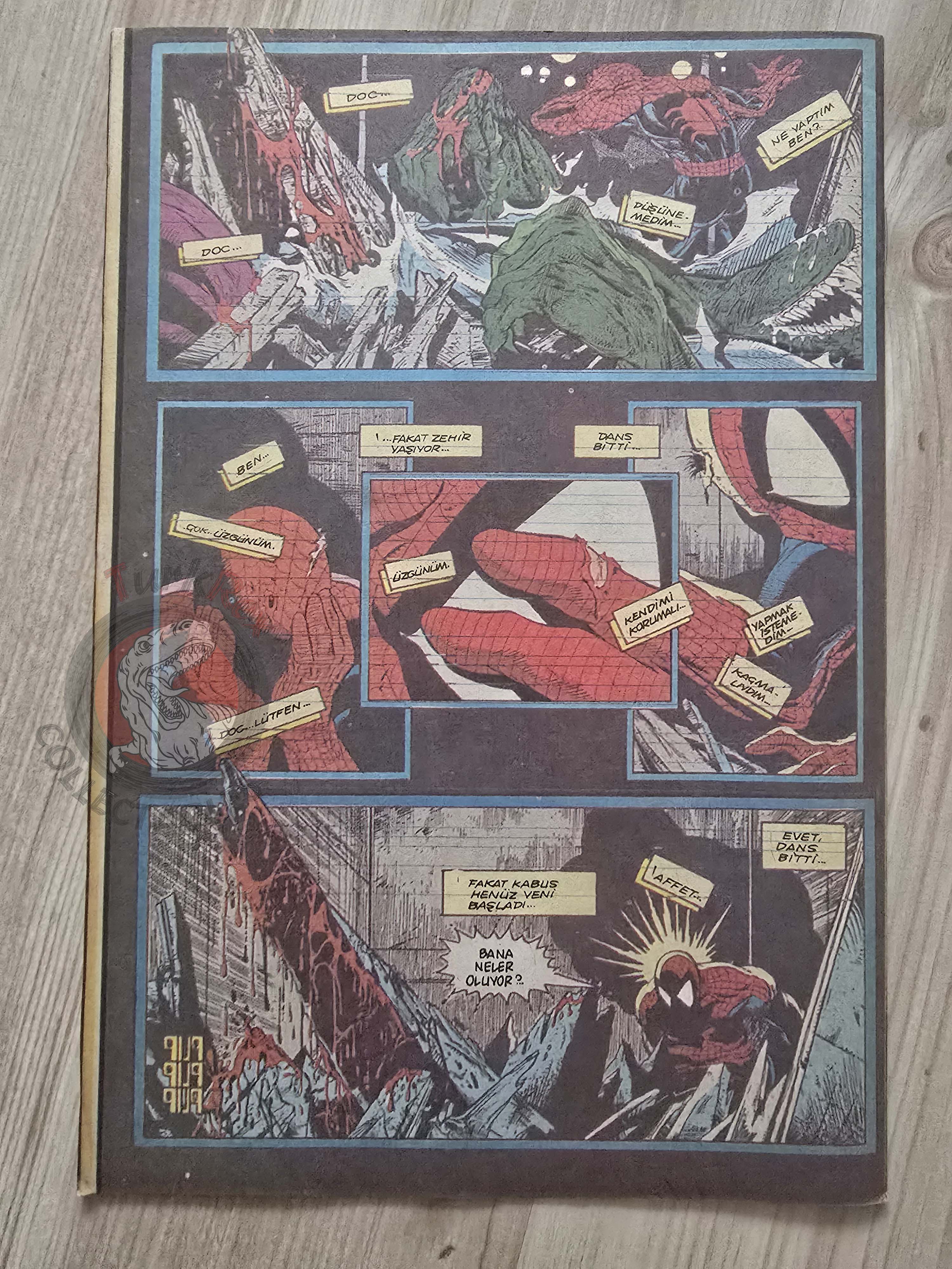 Spider-Man #4 1990s Turkish Comic Turkey Spider-Man #2 Todd McFarlane