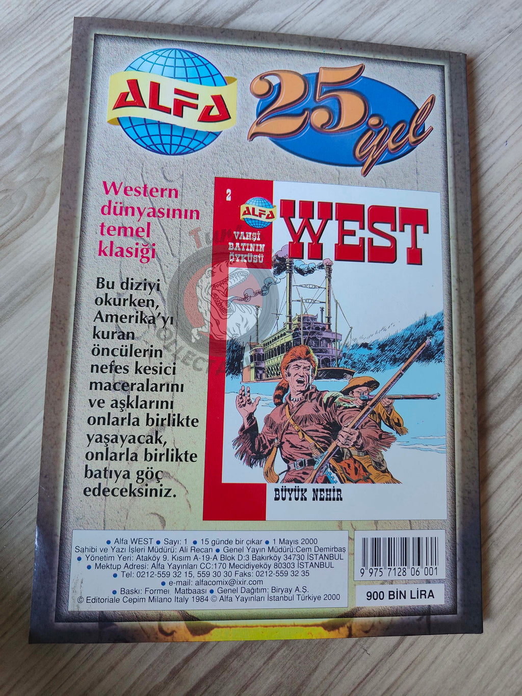 Storia del West #1 Verso l’ignoto Turkish Comic Turkey