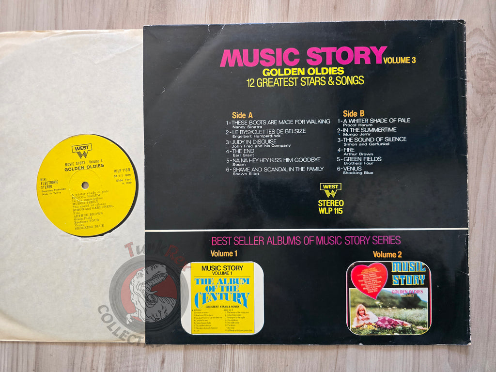 Various – Music Story 3 Turkish Pressing Vinyl Turkey Edition