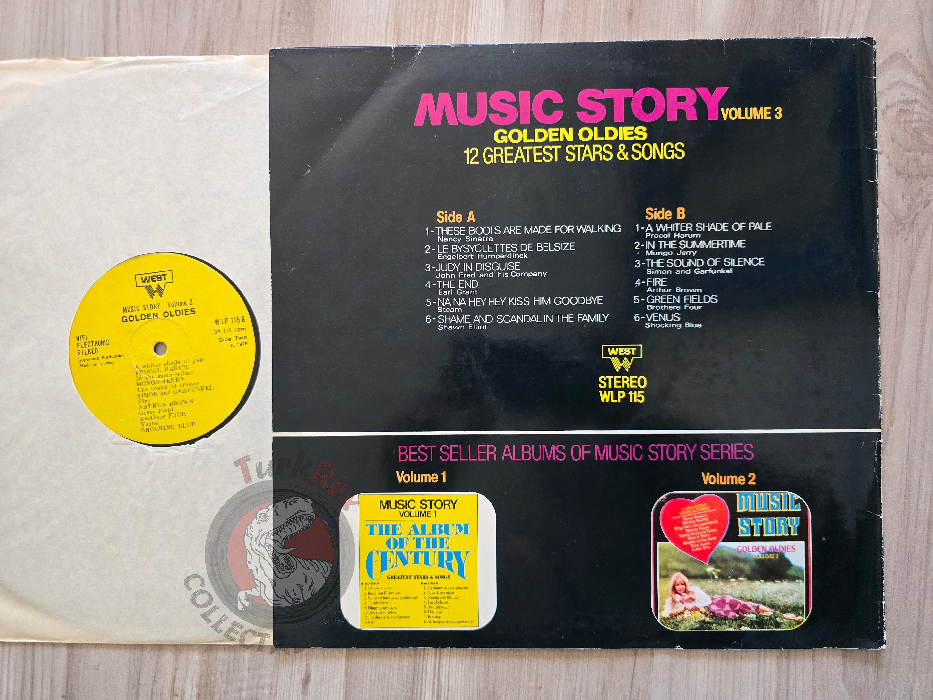 Various – Music Story 3 Turkish Pressing Vinyl Turkey Edition