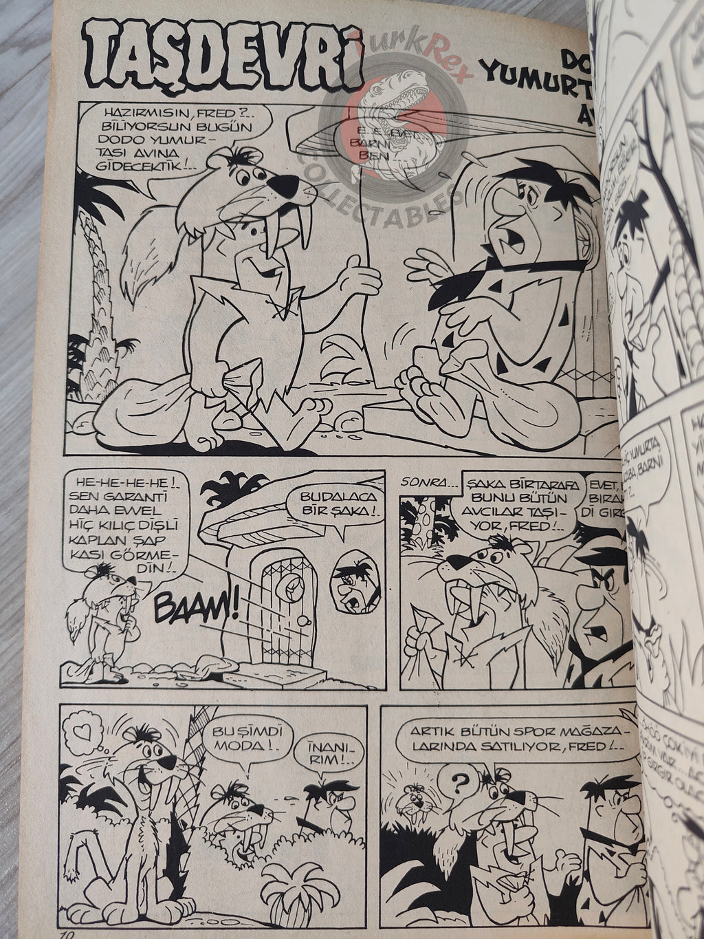 The Flintstones –  Altın Seri #27 80s Turkish Comic Turkey