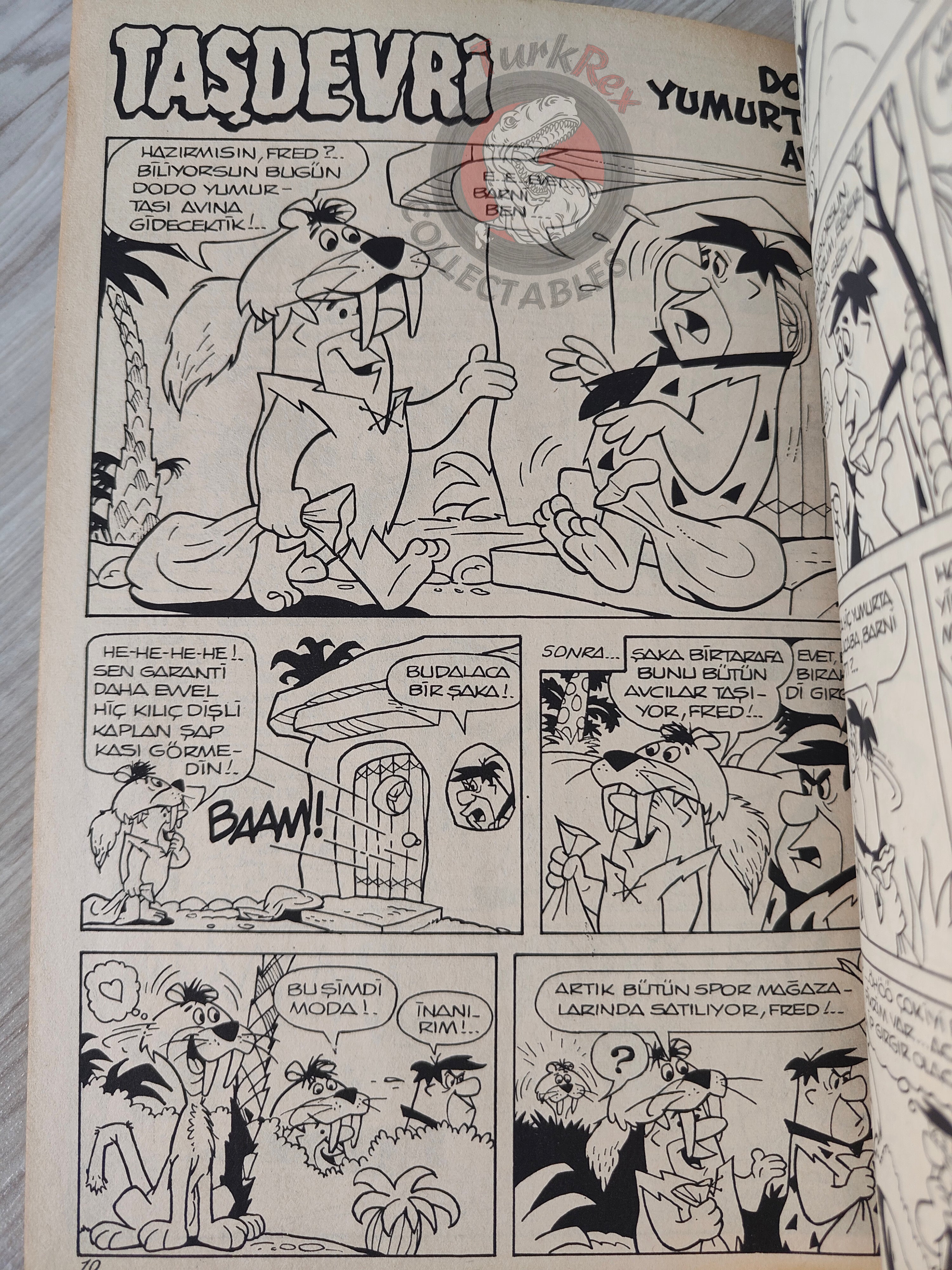 The Flintstones –  Altın Seri #27 80s Turkish Comic Turkey