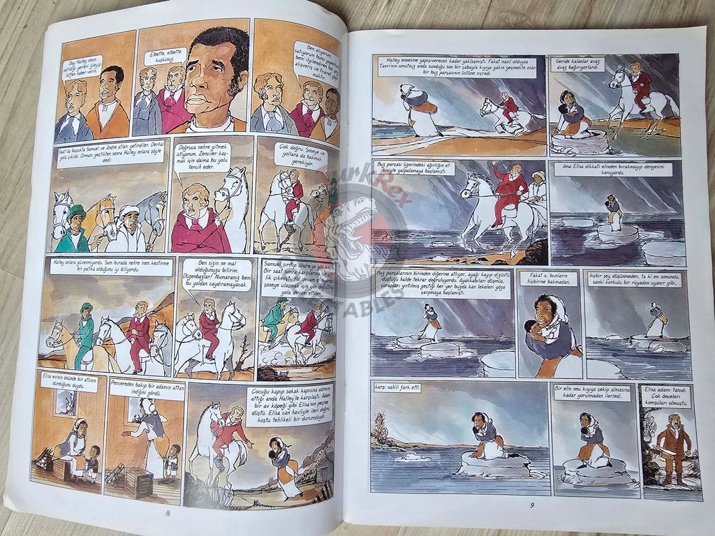 Harriet Beecher Stowe – Uncle Tom’s Cabin Turkish Comic Turkey Classics Illustrated