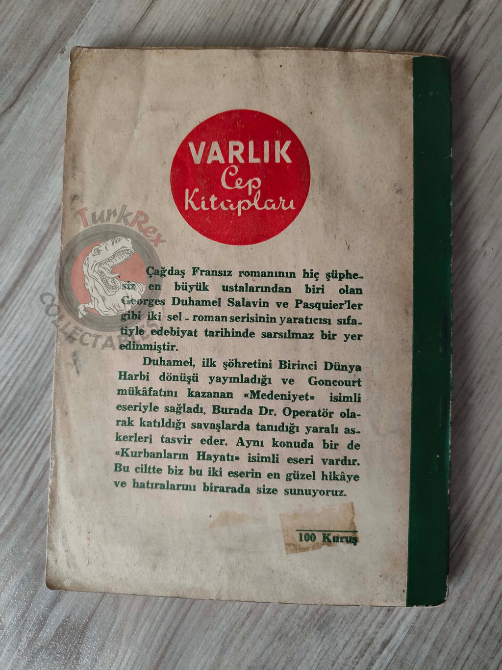 Georges Duhamel – Civilization 1954 1st Turkish Book Turkey